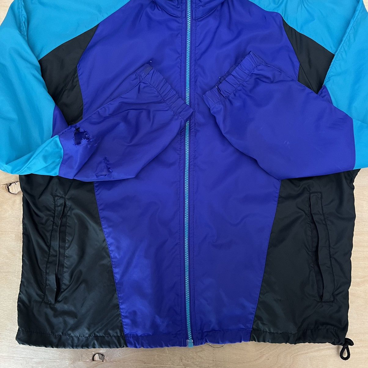 Nike × Vintage Vintage Nike Windbreaker Small Purple 90s Oregon Sportswear Size US S / EU 44-46 / 1 - 5 Thumbnail