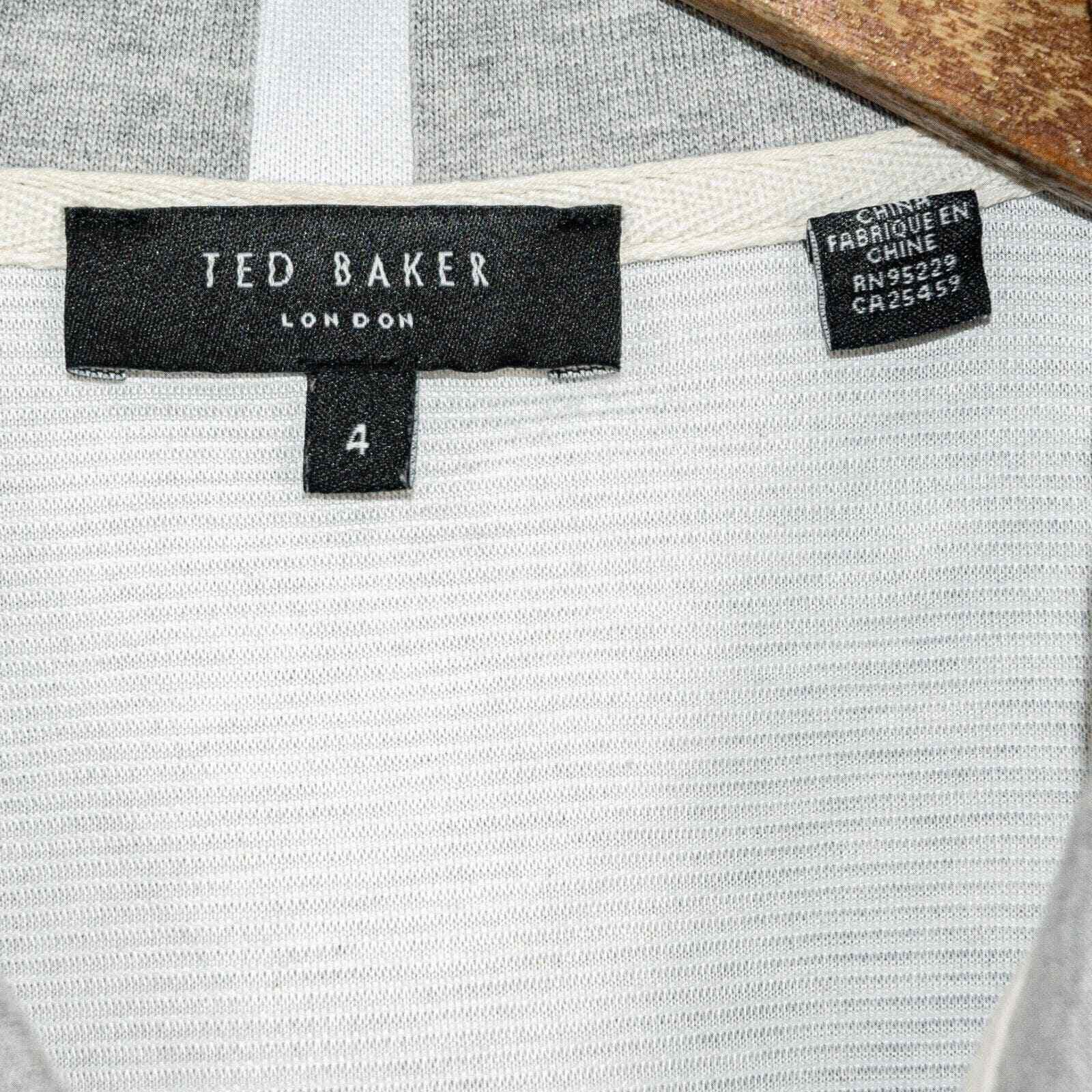 Ted Baker Ted Baker Ellerby Stripe Polo Shirt Short Sleeve light gray Size US L / EU 52-54 / 3 - 6 Thumbnail