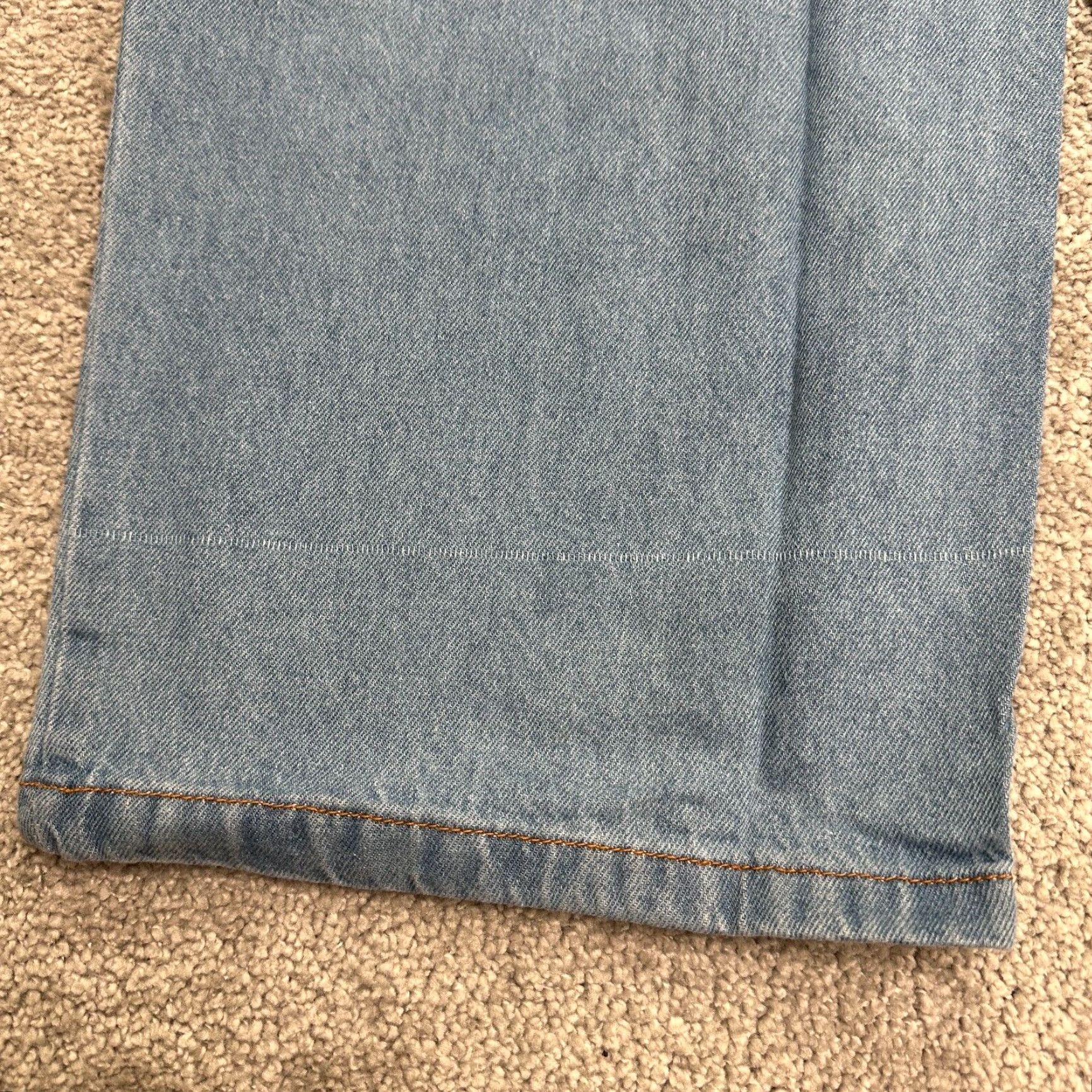 Vintage Woman Within Jeans 24WP 42x28 Blue Elastic Waist Casual Classic Denim Womens Size 42" / US 20 - 5 Thumbnail