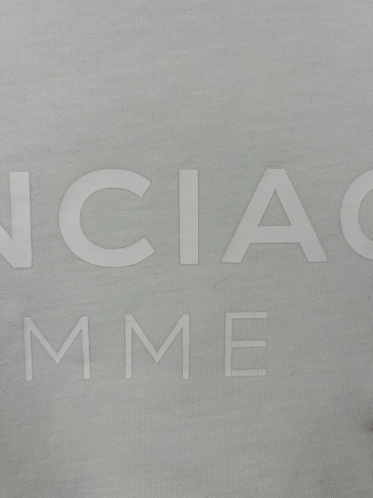 Balenciaga Balenciaga Homme Logo T shirt White Size US S / EU 44-46 / 1 - 19 Thumbnail