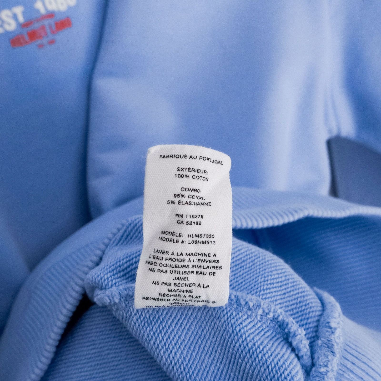 Iconic Helmut Lang Old Logo Oversized Baby Blue Sweatershirt