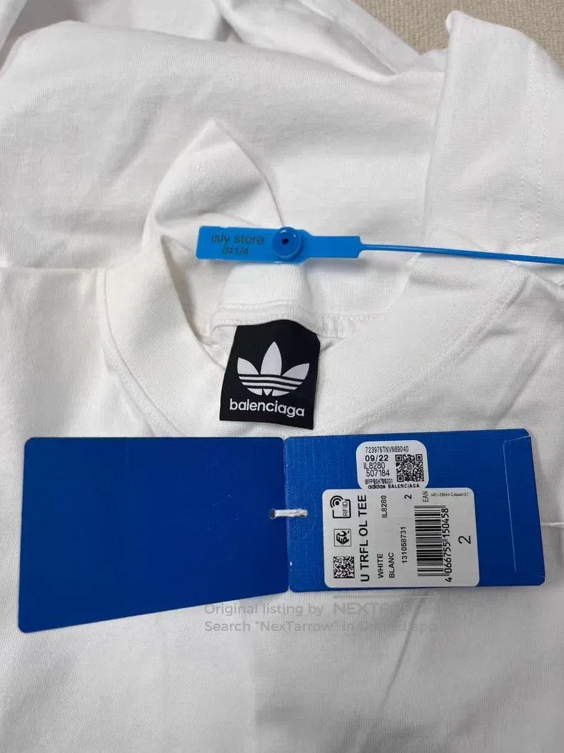 Balenciaga Balenciaga Letter Logo Printed Round Neck Casual Short Sle Size US M / EU 48-50 / 2 - 5 Thumbnail