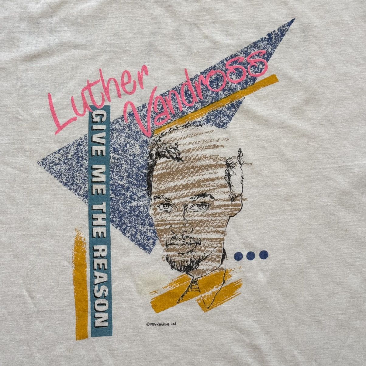 Other Luther Vandross Give Me The Reason tour 1986 T-shirt Size US L / EU 52-54 / 3 - 2 Thumbnail
