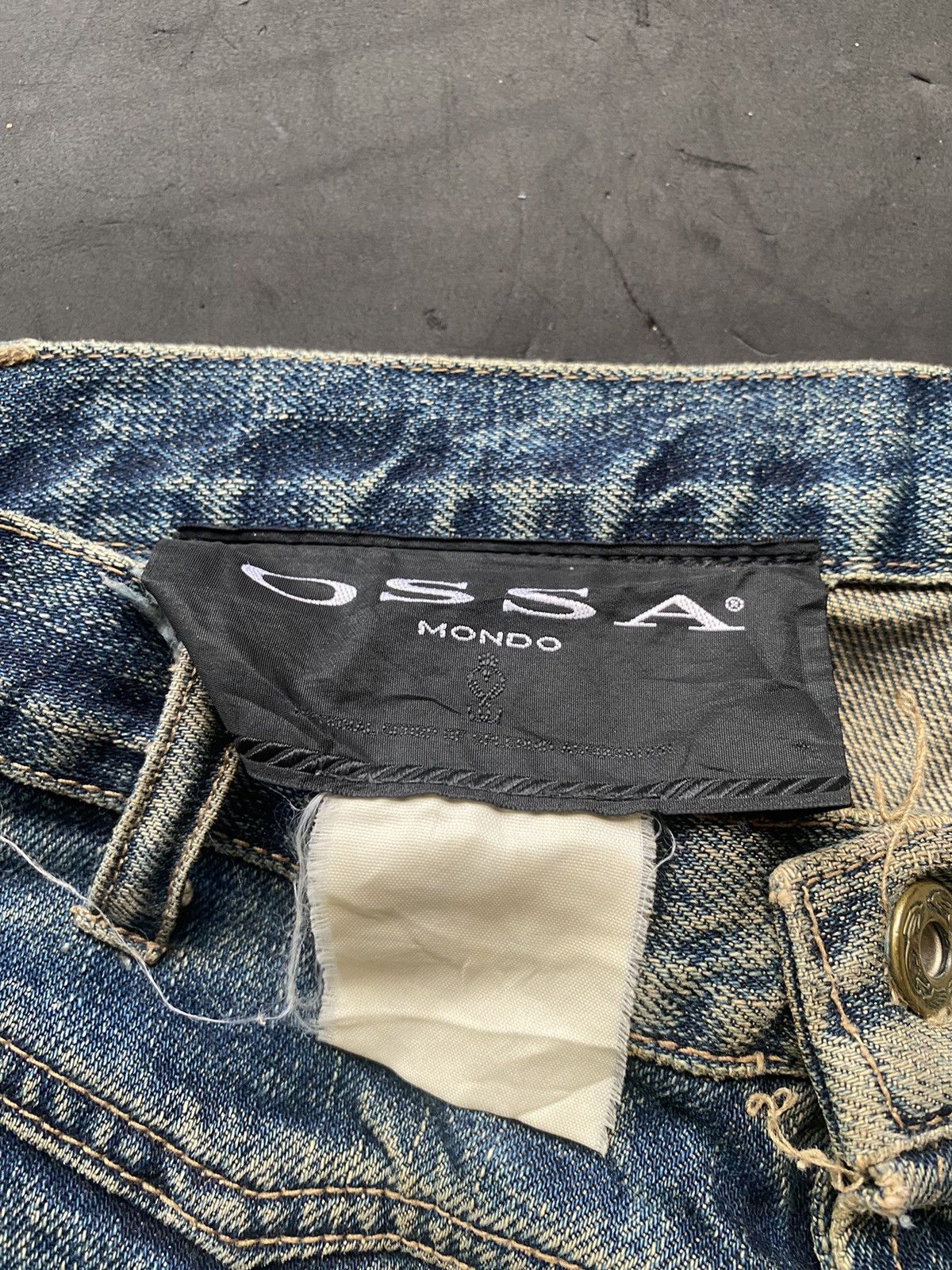 If Six Was Nine 💸BINDINGOFFER💸Ossa mondo japanese denim distressed archived Size US 29 - 9 Thumbnail