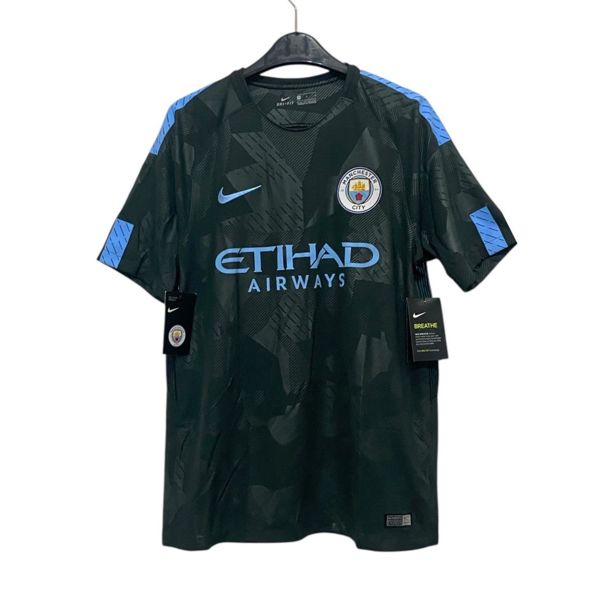 Nike Brand New Manchester City 2017-2018 Third Soccer Jersey Size US M / EU 48-50 / 2 - 1 Thumbnail