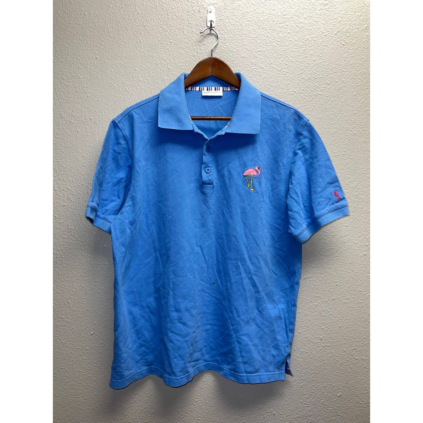 BMW BMW Ultimate Drive Polo Shirt Blue Flamingo Logo Cure Large Size US L / EU 52-54 / 3 - 1 Thumbnail