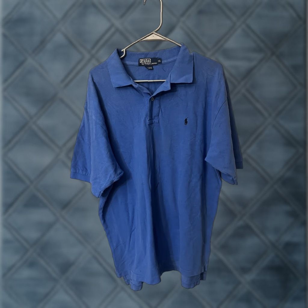 Polo Ralph Lauren VINTAGE Polo Ralph Lauren Polo Men’s XL Distressed Pony Cotton Made In Mex. Blue Size US XL / EU 56 / 4 - 1 Thumbnail
