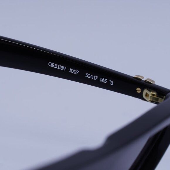 Off-White Off-White OERI13V JASPER 1007 Sunglasses Black Geometric Size ONE SIZE - 6 Thumbnail