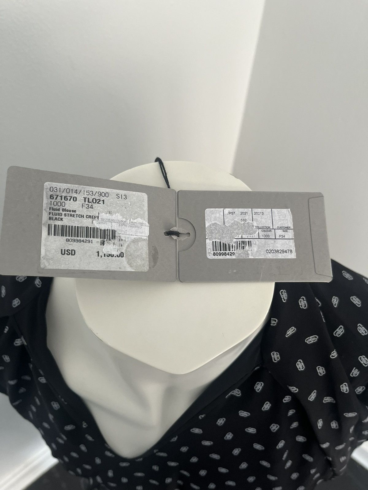 Balenciaga Balenciaga Fluid Blouse Size XS / US 0-2 / IT 36-38 - 11 Thumbnail