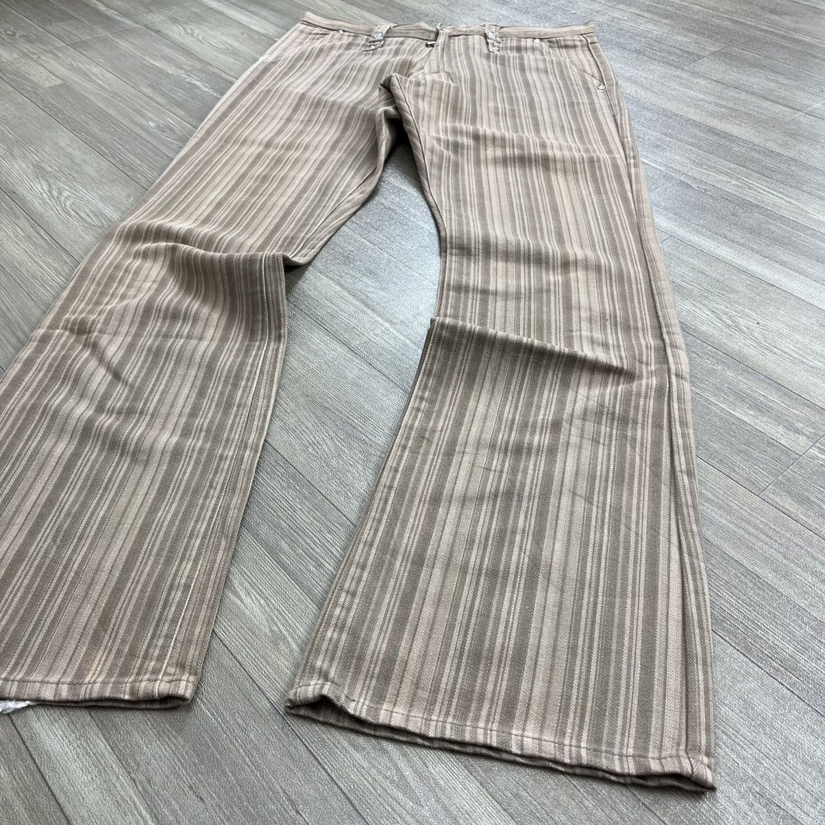 semanticdesign Vintage Semanticdesign Studded Striped Bootcut Flared Jeans Size US 32 / EU 48 - 2 Thumbnail