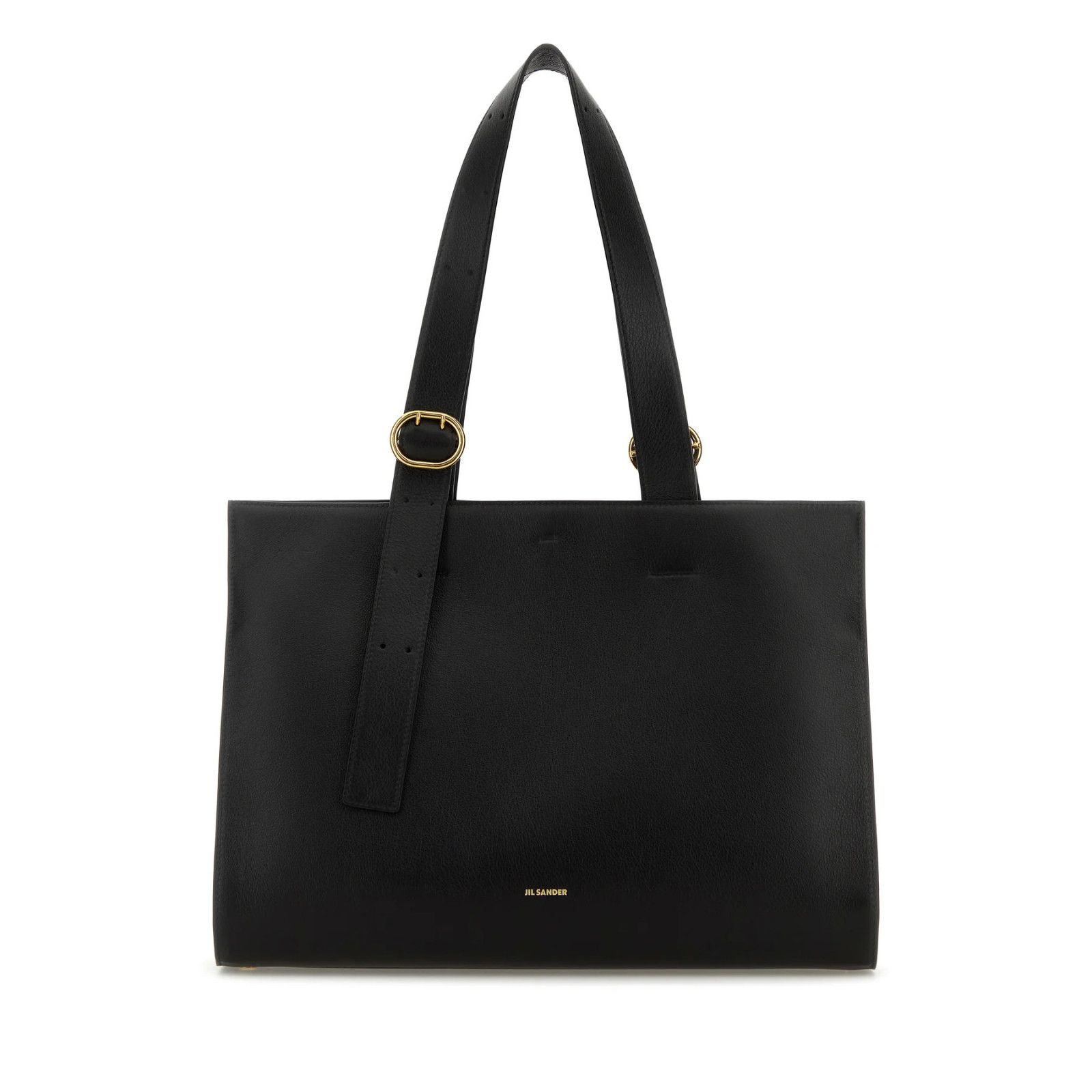 Jil Sander JIL SANDER Black Leather Tote Bag New & Authentic Size ONE SIZE - 1 Thumbnail