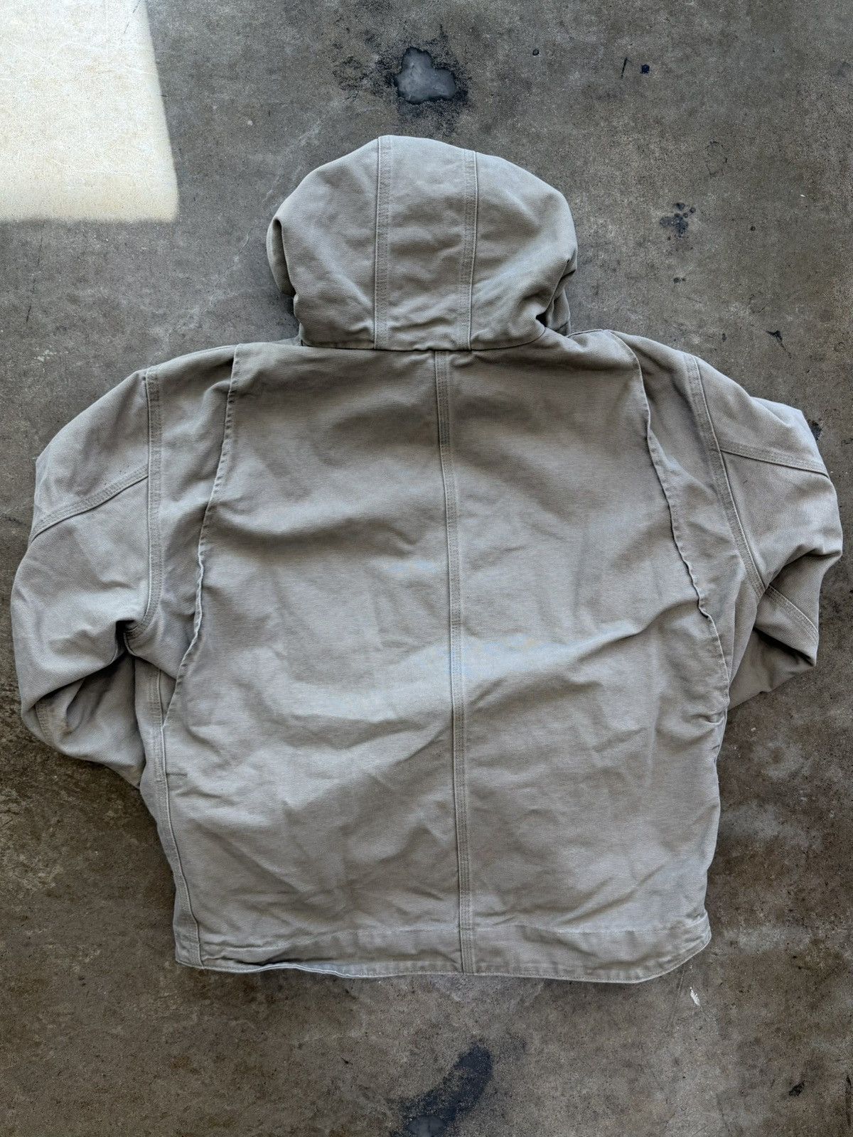 Carhartt Carhartt Detroit Sherpa Lined Tan Work Jacket XL Size US XL / EU 56 / 4 - 4 Thumbnail