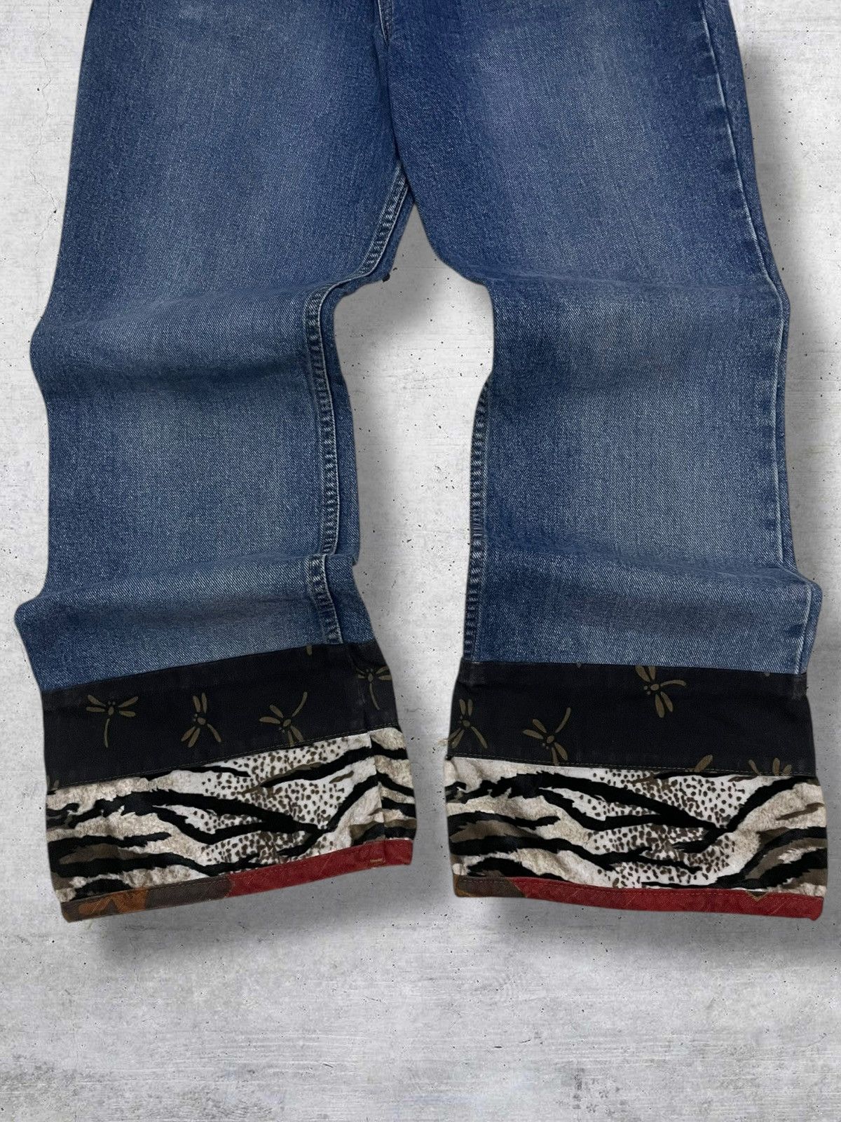 Japanese Brand VINTAGE 1990S JAPAN DESIGNER FLARED LEI OG VIBE PATCH DENIM Size US 30 / EU 46 - 3 Thumbnail