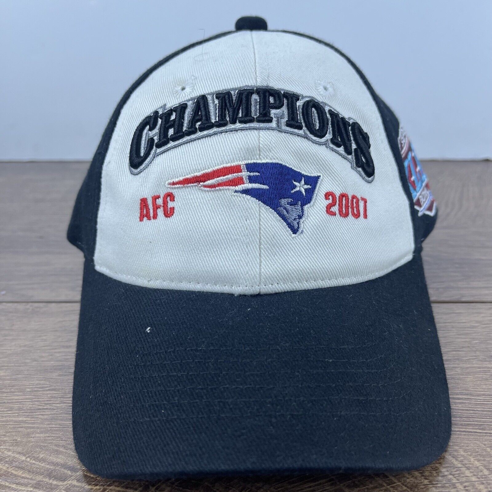 Other New England Patriots Hat 2007 AFC Champions White Hat Adjust Size ONE SIZE - 2 Thumbnail