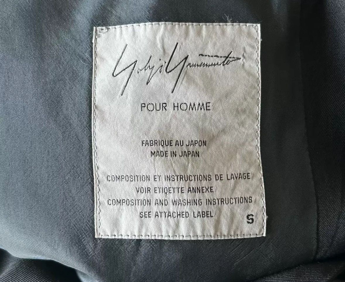 Yohji Yamamoto Yohji Yamamoto 98ss patchwork sleeve Ichiro suit Size US S / EU 44-46 / 1 - 4 Thumbnail