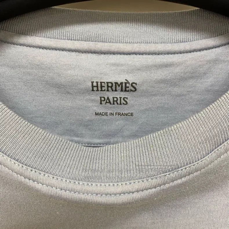 Other Hermes Misty Blue Solid Short Sleeve Size XXS / US 00 / IT 34 - 3 Thumbnail