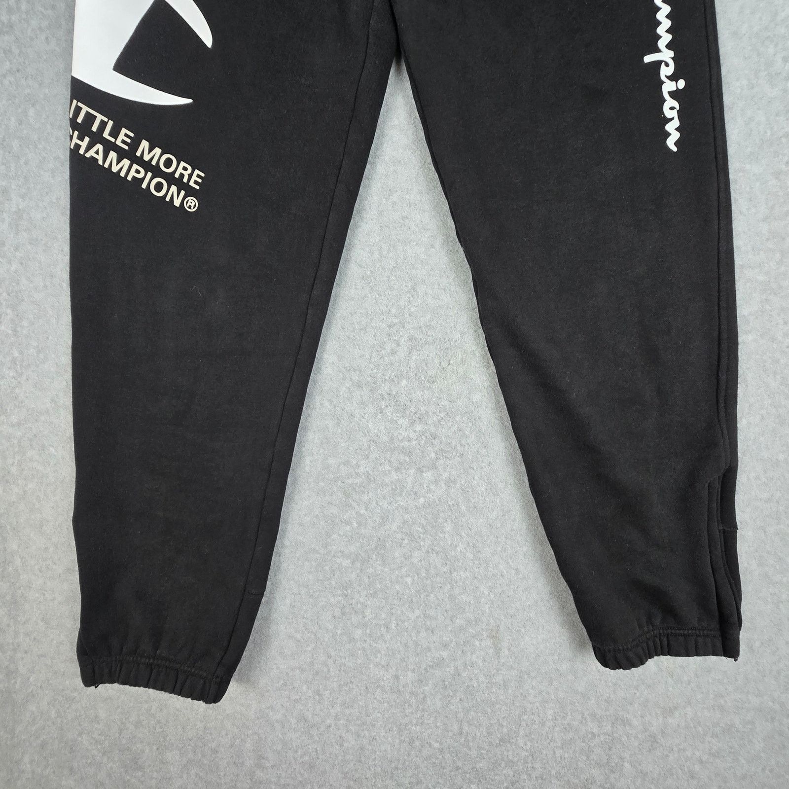 Champion Champion Medium Black Logo Joggers Drawstring Pockets Size US 32 / EU 48 - 6 Thumbnail