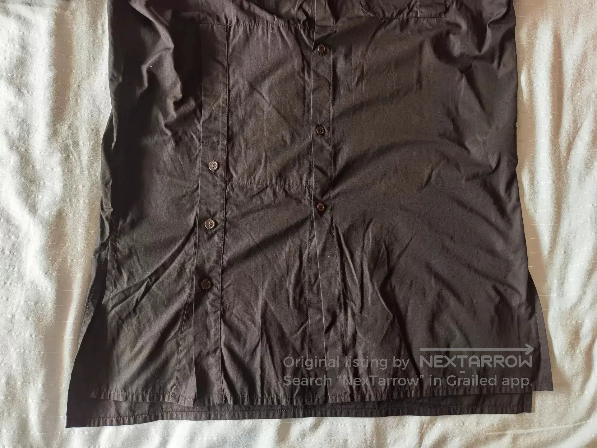 Y's Y's Black Cotton Long Sleeve Shirt. Size S / US 4 / IT 40 - 5 Thumbnail