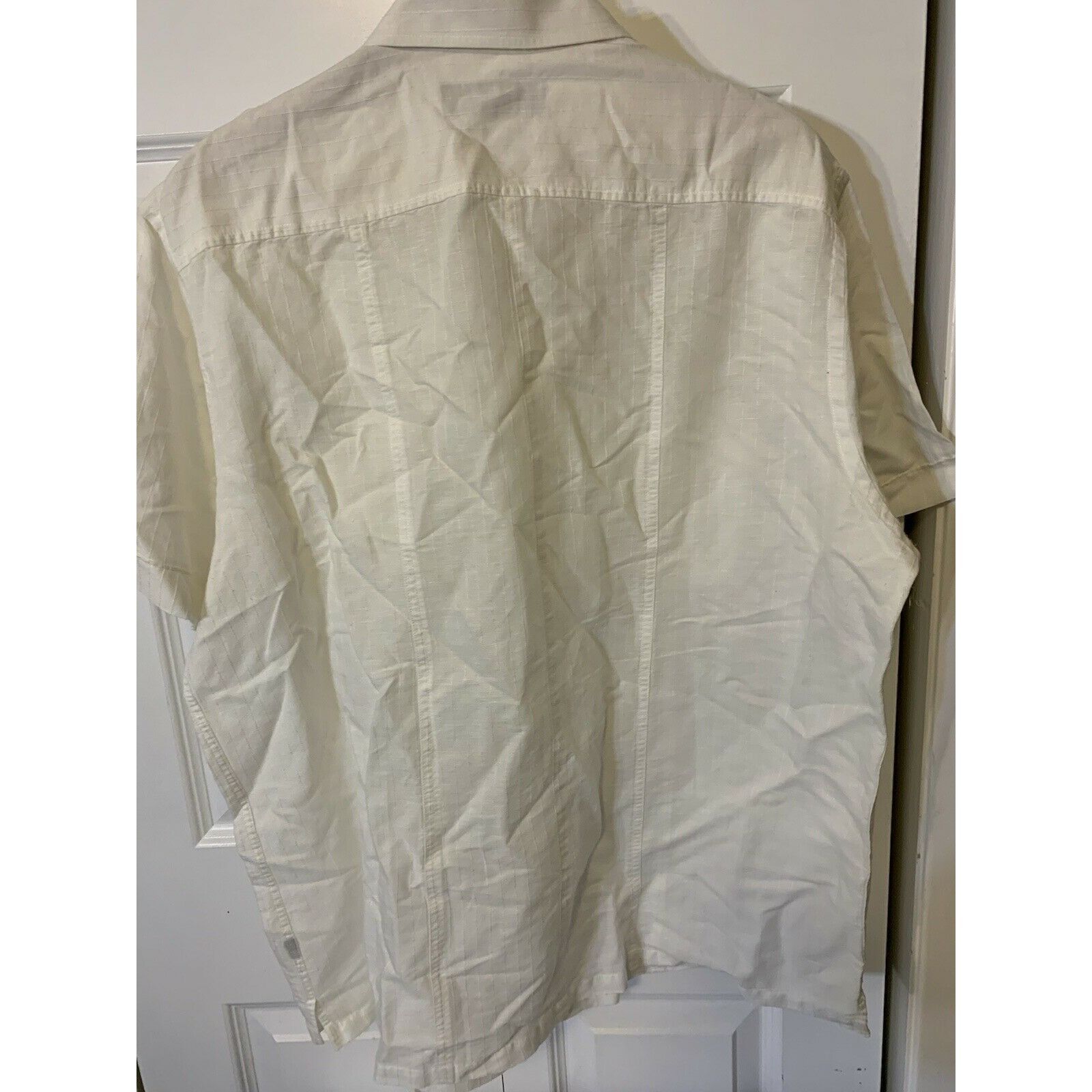 Tasso Elba TASSO ELBA Men’s Sz XL BUTTON DOWN SHORT SLEEVE SHIRT WHITE Size US XL / EU 56 / 4 - 8 Thumbnail