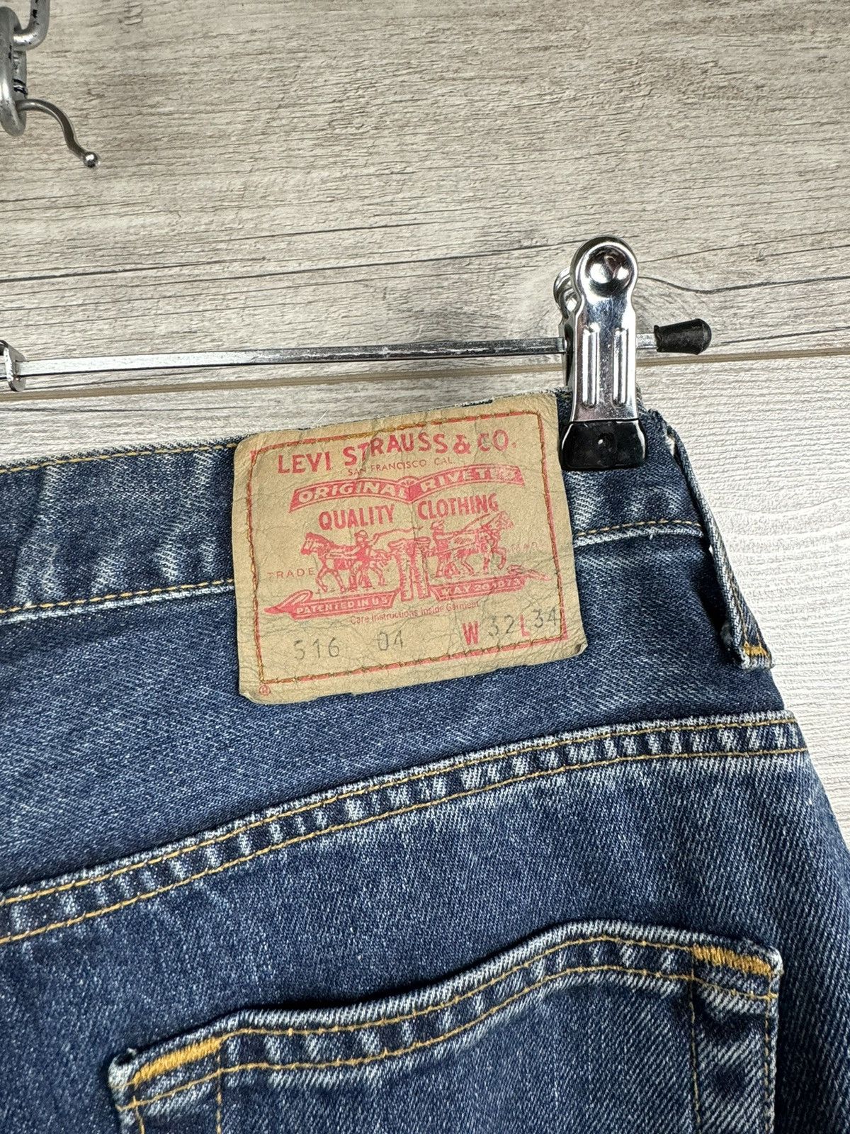 Levi's Vintage Clothing × Vintage Levi’s jeans vintage 516 W32 L34 Size US 32 / EU 48 - 16 Thumbnail