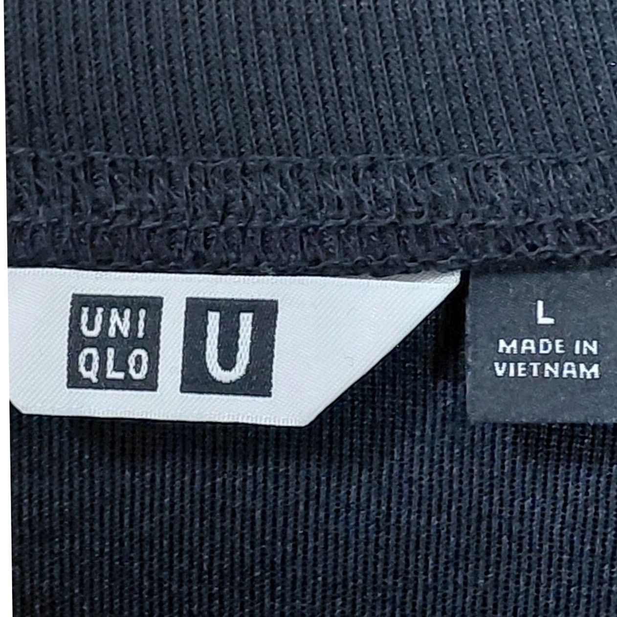 Uniqlo UNIQLO U Black Long Sleeve Dress Solid Knit Knee Length Women Size L Size L / US 10 / IT 46 - 3 Thumbnail