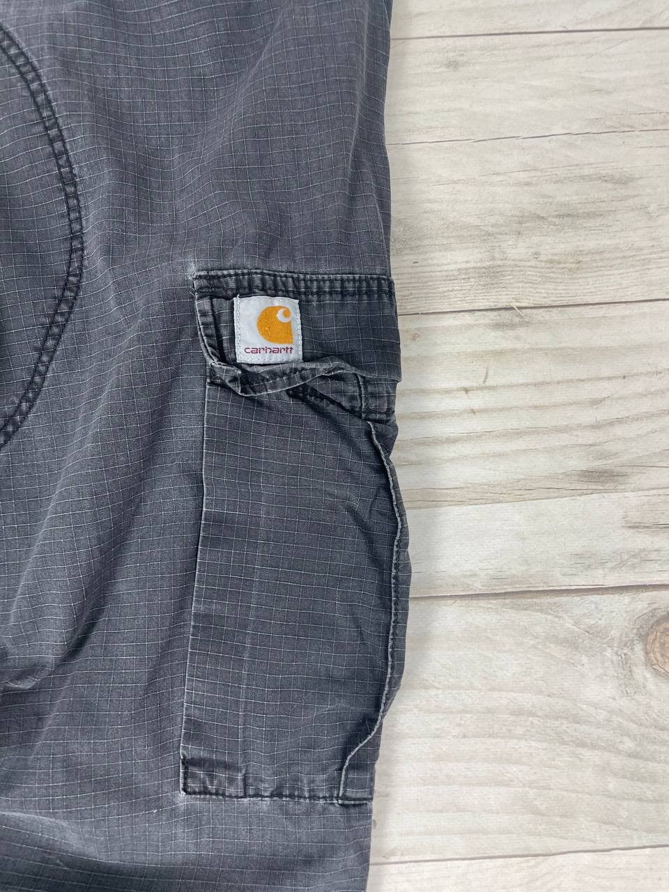 Carhartt Vintage Carhartt Wip Cargo Pants Work Distrissed Faded Size US 33 - 19 Thumbnail