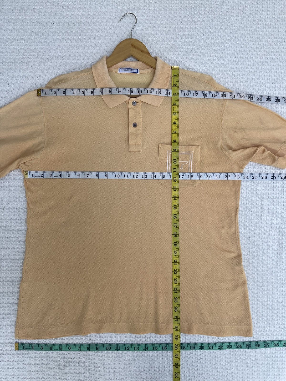 Vintage × Yves Saint Laurent Last Drop🔥Rare🔥Vintage YSL YvesSaintLaurent Polo Tee Size US XL / EU 56 / 4 - 12 Thumbnail