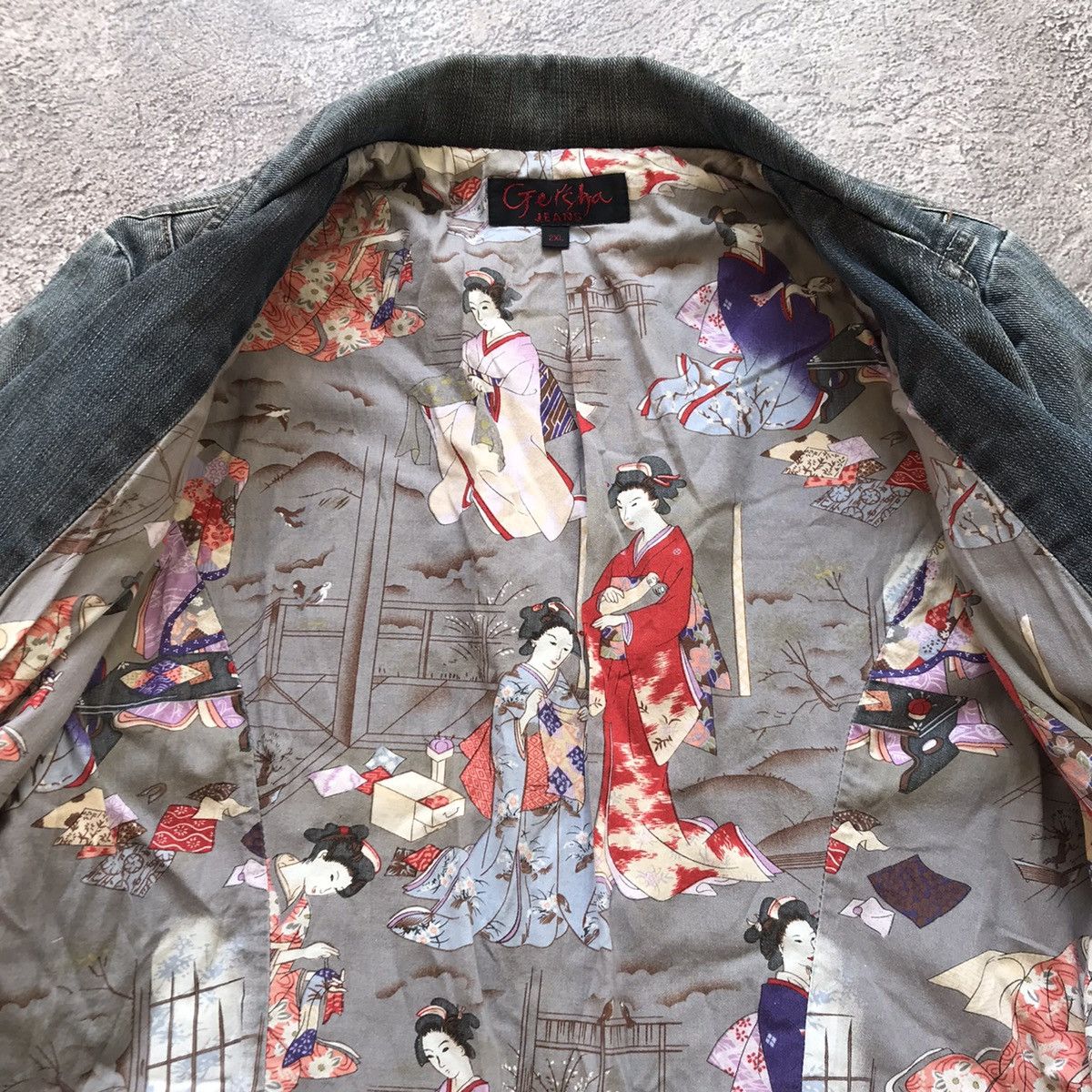 Vintage Vintage 90s Faded Thrashed Denim Jacket Grunge Streetwear XL Size XL / US 12-14 / IT 48-50 - 7 Thumbnail