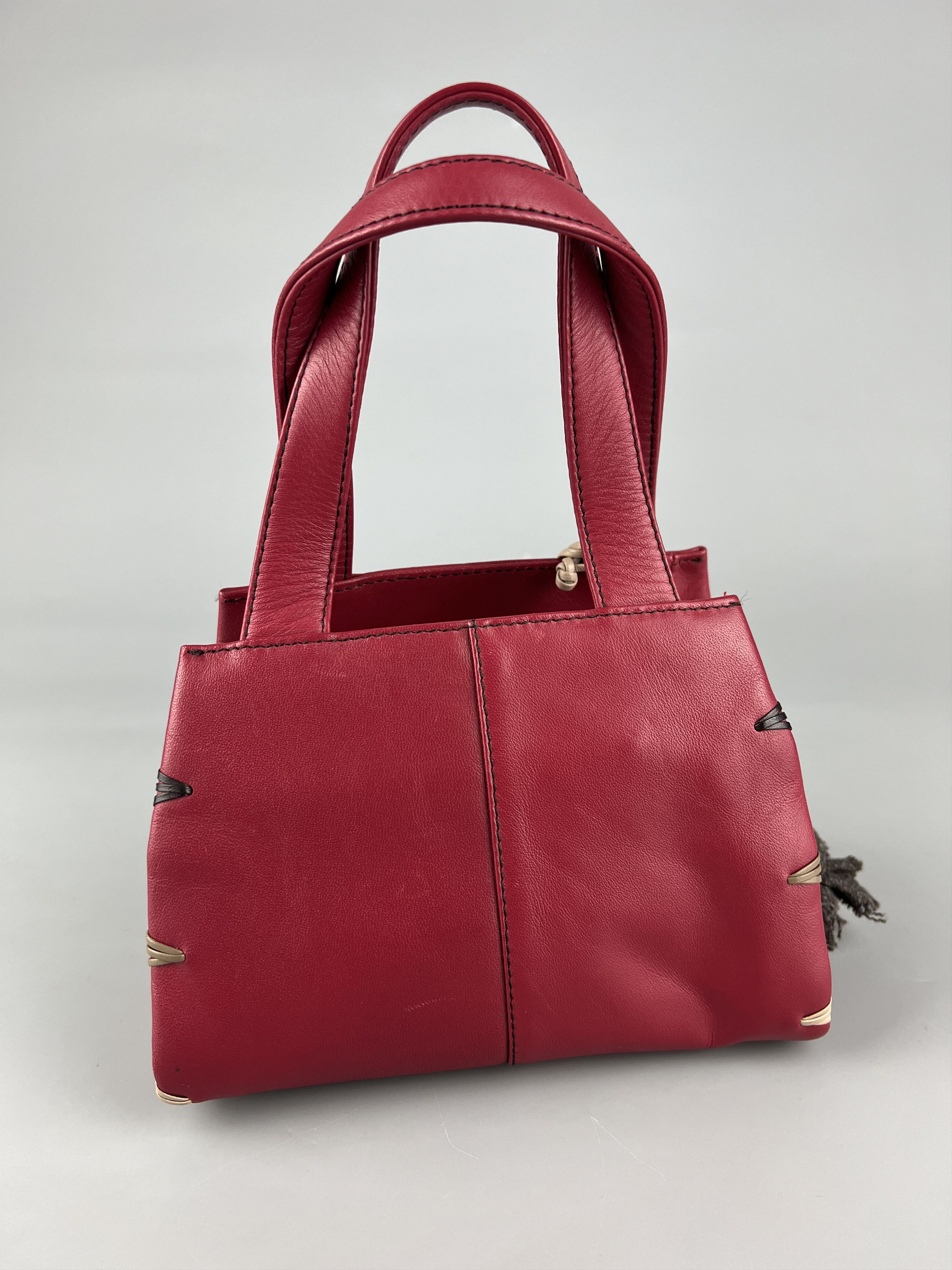 Leather Radley Red Leather Mini Bag Handbag Size ONE SIZE - 2 Thumbnail