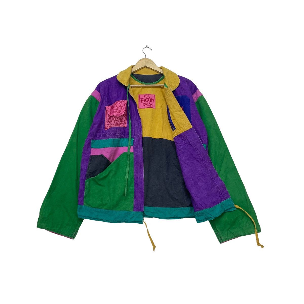 Jams World 💥Vtg Japanese Brand For Earth Only Multi Colour Button Less Size US M / EU 48-50 / 2 - 1 Thumbnail