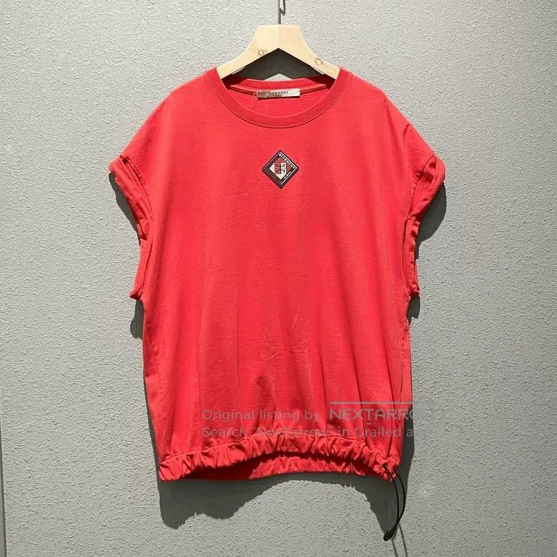 Other Givenchy Red Hem Loose T-Shirt Size US M / EU 48-50 / 2 - 1 Thumbnail
