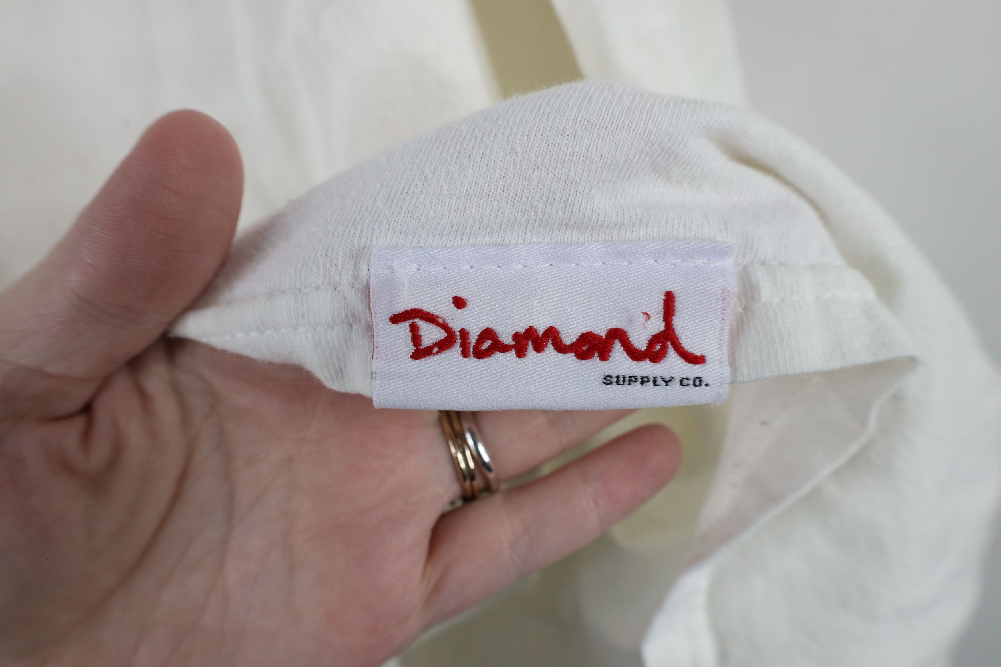 Vintage Vintage 90s Diamond Supply Co Skateboard T-Shirt USA Size US XL / EU 56 / 4 - 7 Thumbnail