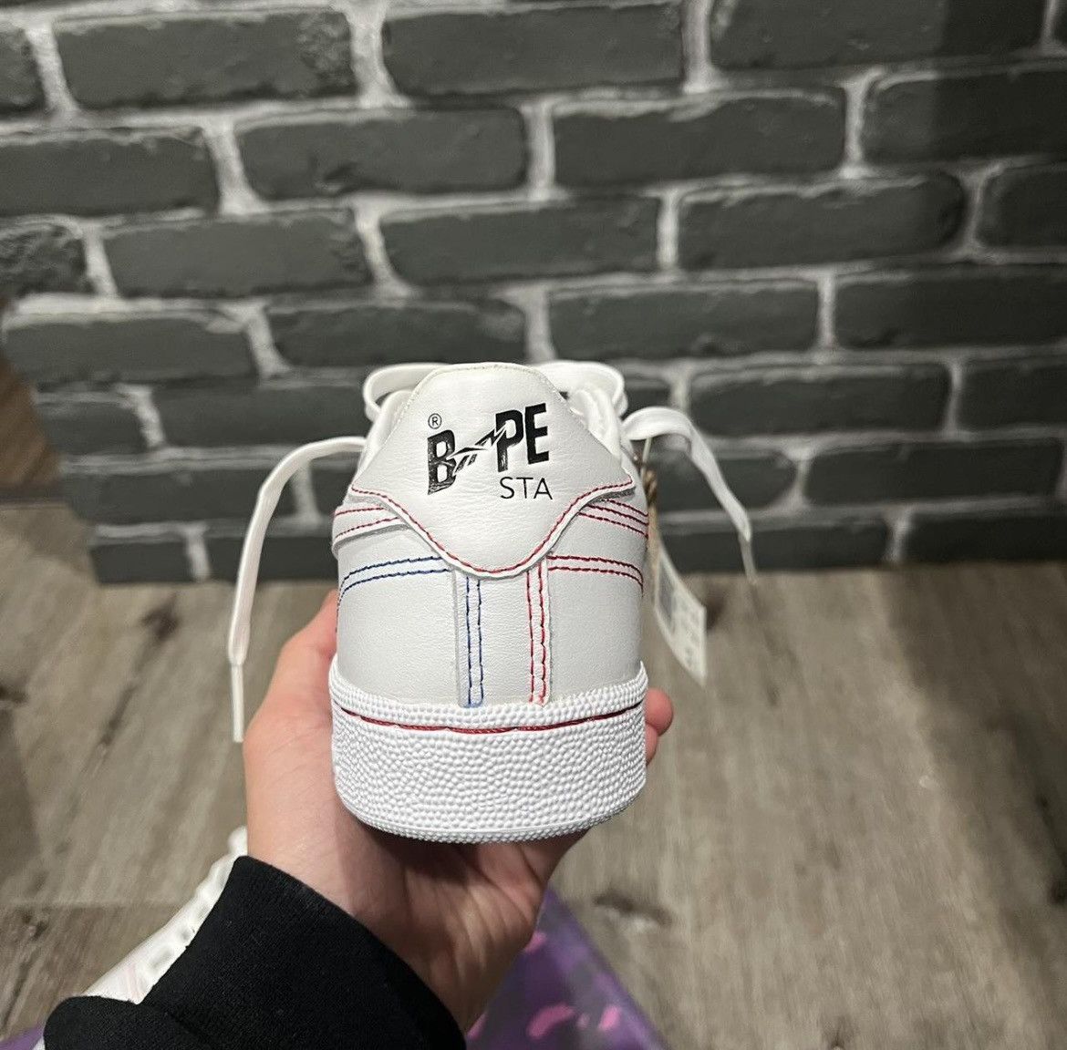 Bape × Reebok Reebok BAPE x Club C 85 ‘White’ (2022) Size US 6.5 / EU 39-40 - 4 Thumbnail