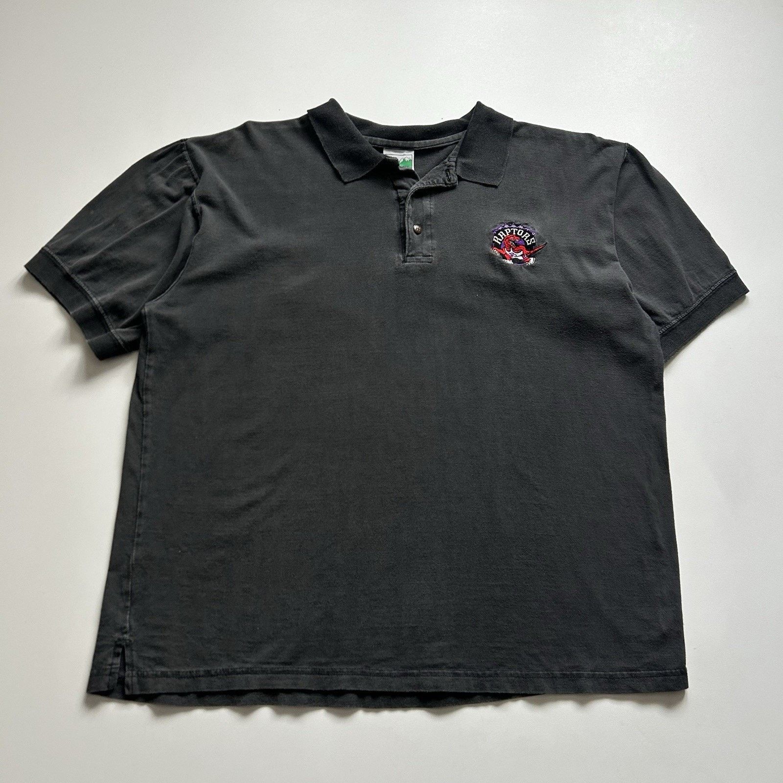 NBA Vintage 90s Toronto Raptors Shirt Polo Medium 90s NBA Faded Size US M / EU 48-50 / 2 - 1 Thumbnail