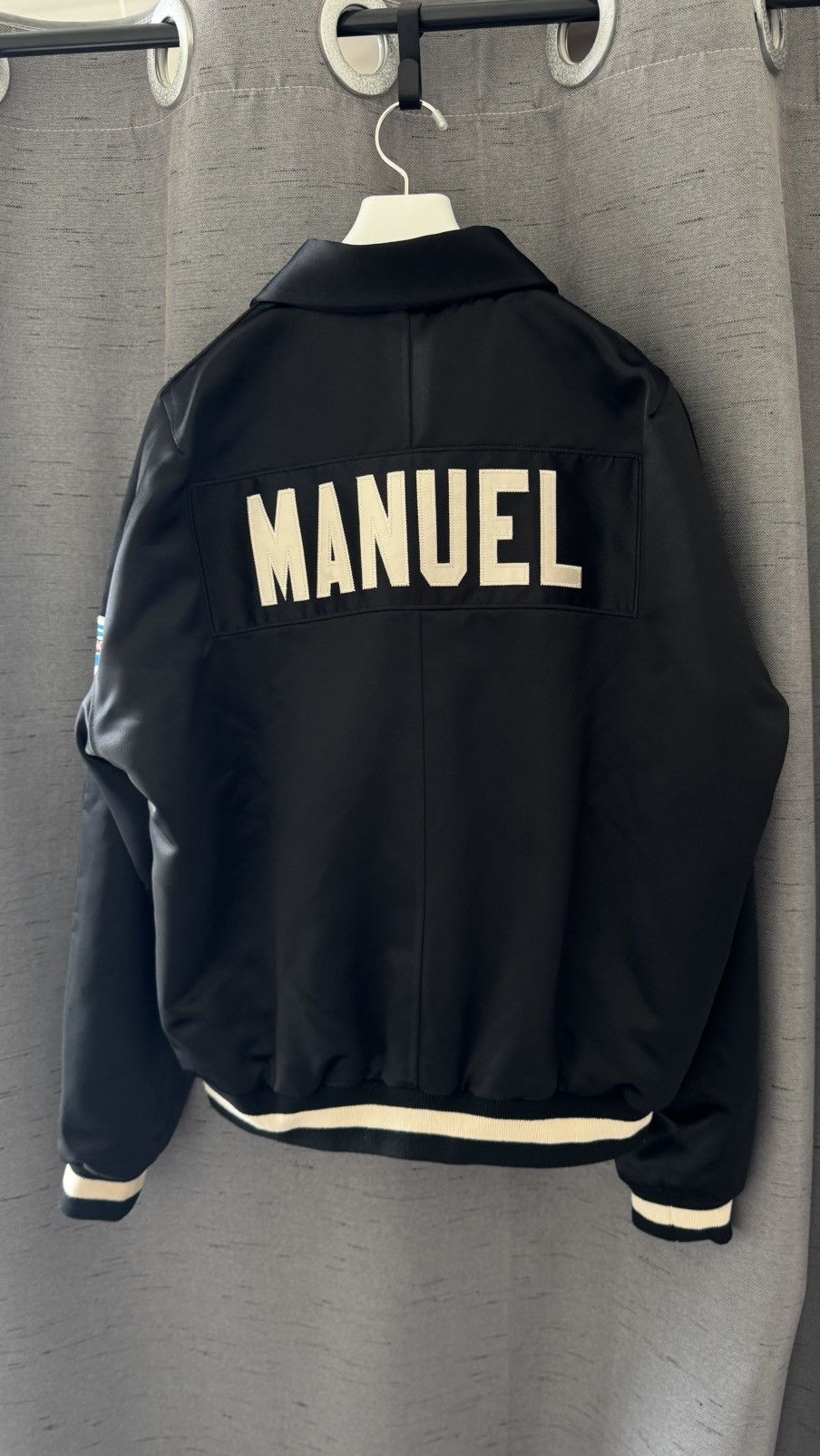 Fear of God Fear of God 5th Fifth Satin Manuel Baseball Coaches Jacket Size US M / EU 48-50 / 2 - 2 Thumbnail