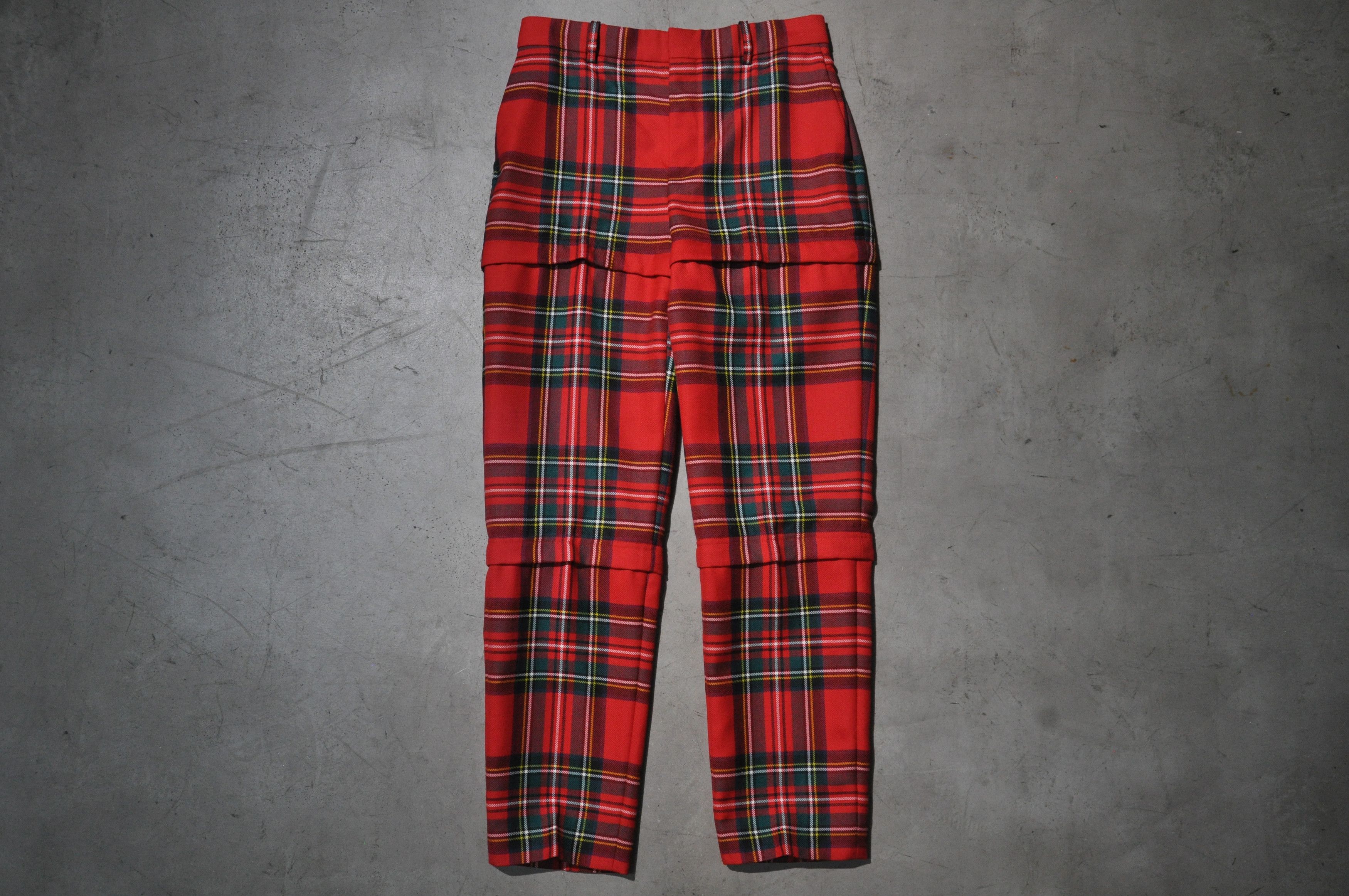 Balenciaga Balenciaga - DG - S/S 18 - Convertible Tartan Pants Size 26" / US 2 / IT 38 - 3 Thumbnail