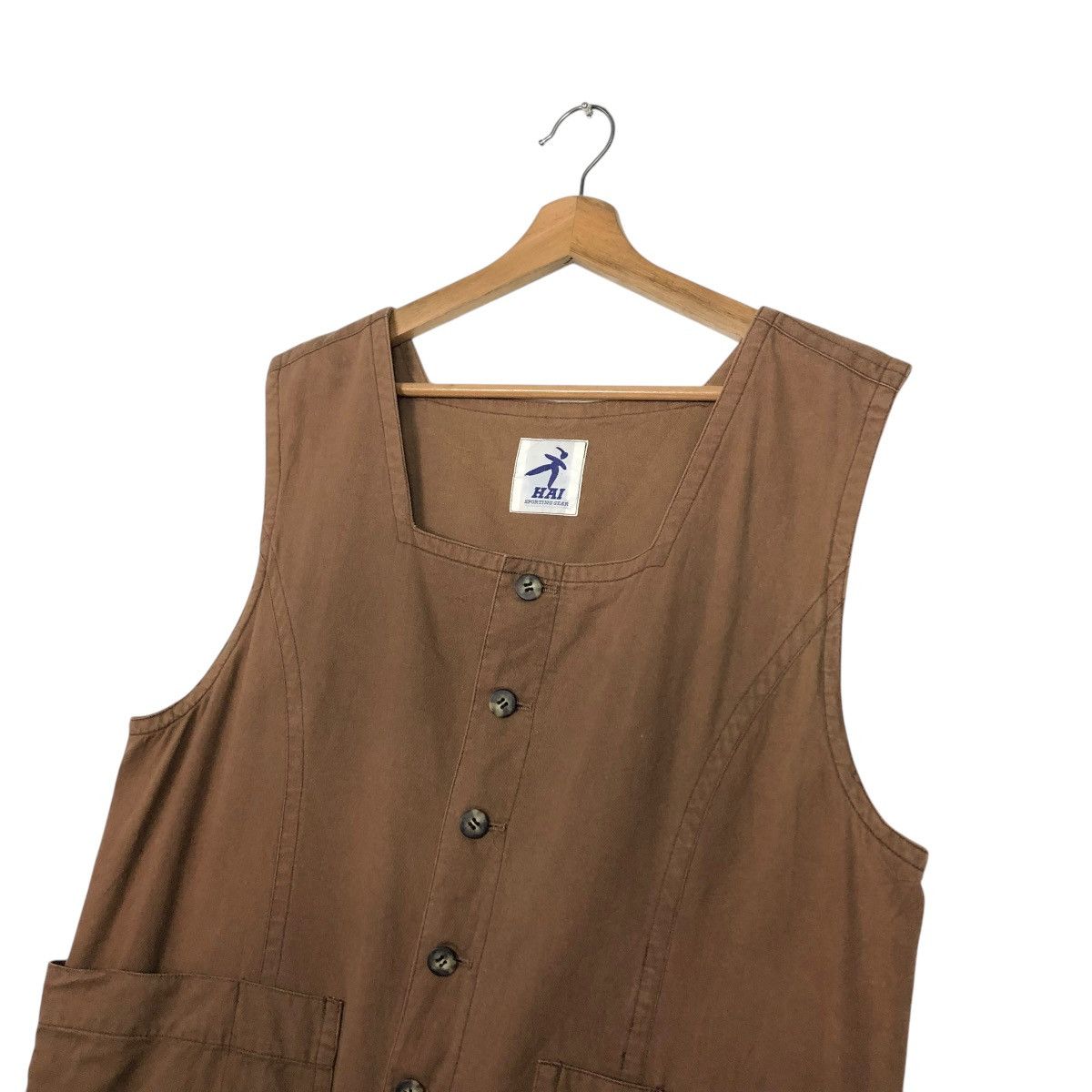 Issey Miyake 🔥VINTAGE COVERALL WORKER SLEEVELESS HAI SPORTING GEAR Size US 42 / EU 58 - 14 Thumbnail