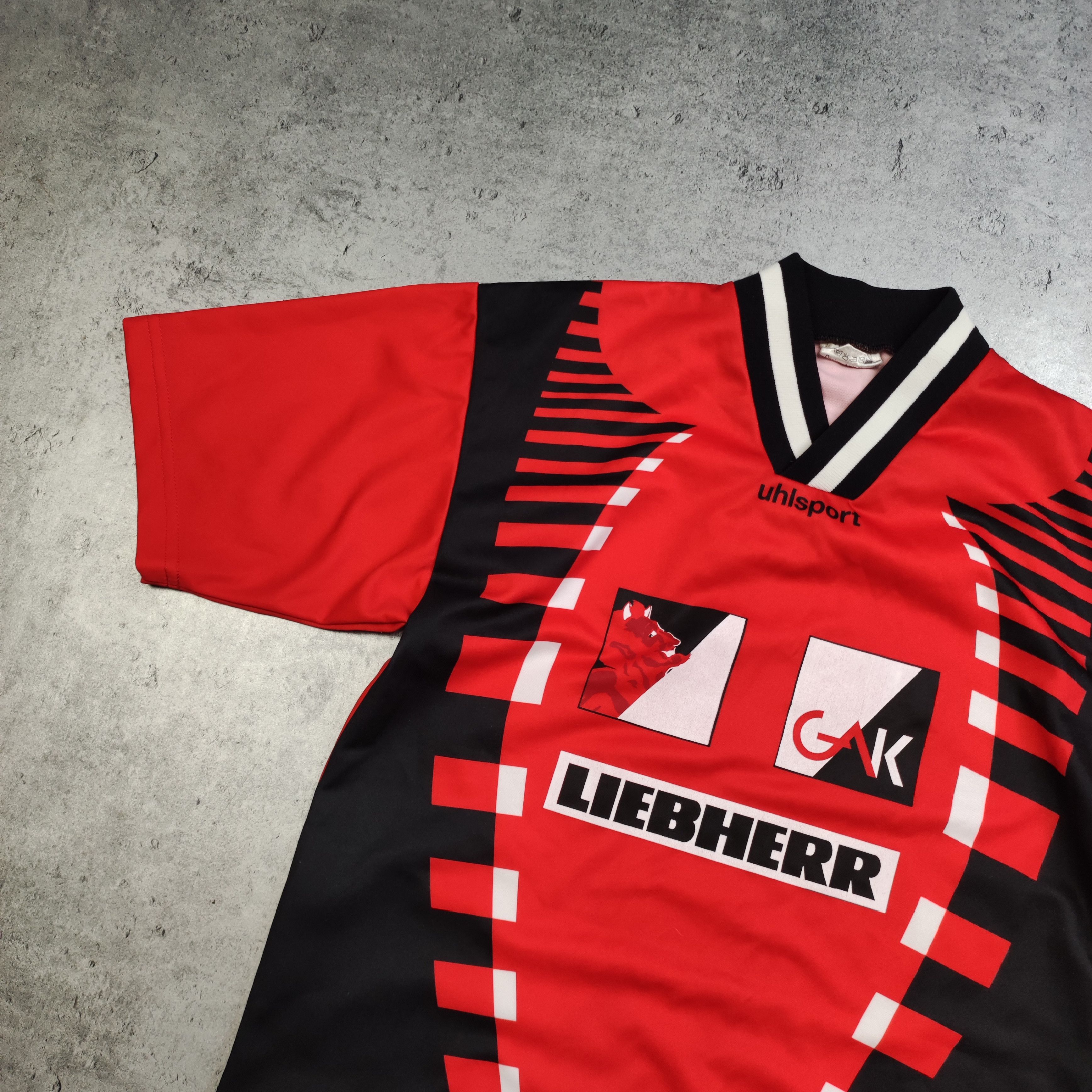 Vintage Vintage RARE 90s Grazer AK GAK Liebherr Football Jersey Size US S / EU 44-46 / 1 - 3 Thumbnail