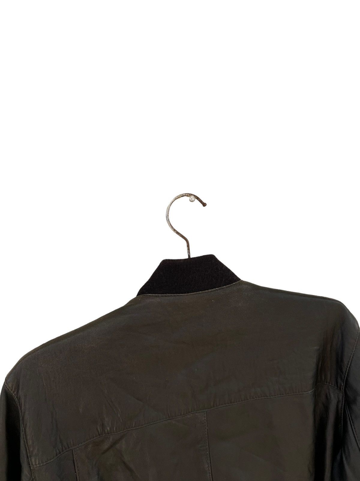 Burberry Vintage Burberrys’ England Black Leather Bomber Jacket Size US L / EU 52-54 / 3 - 17 Thumbnail