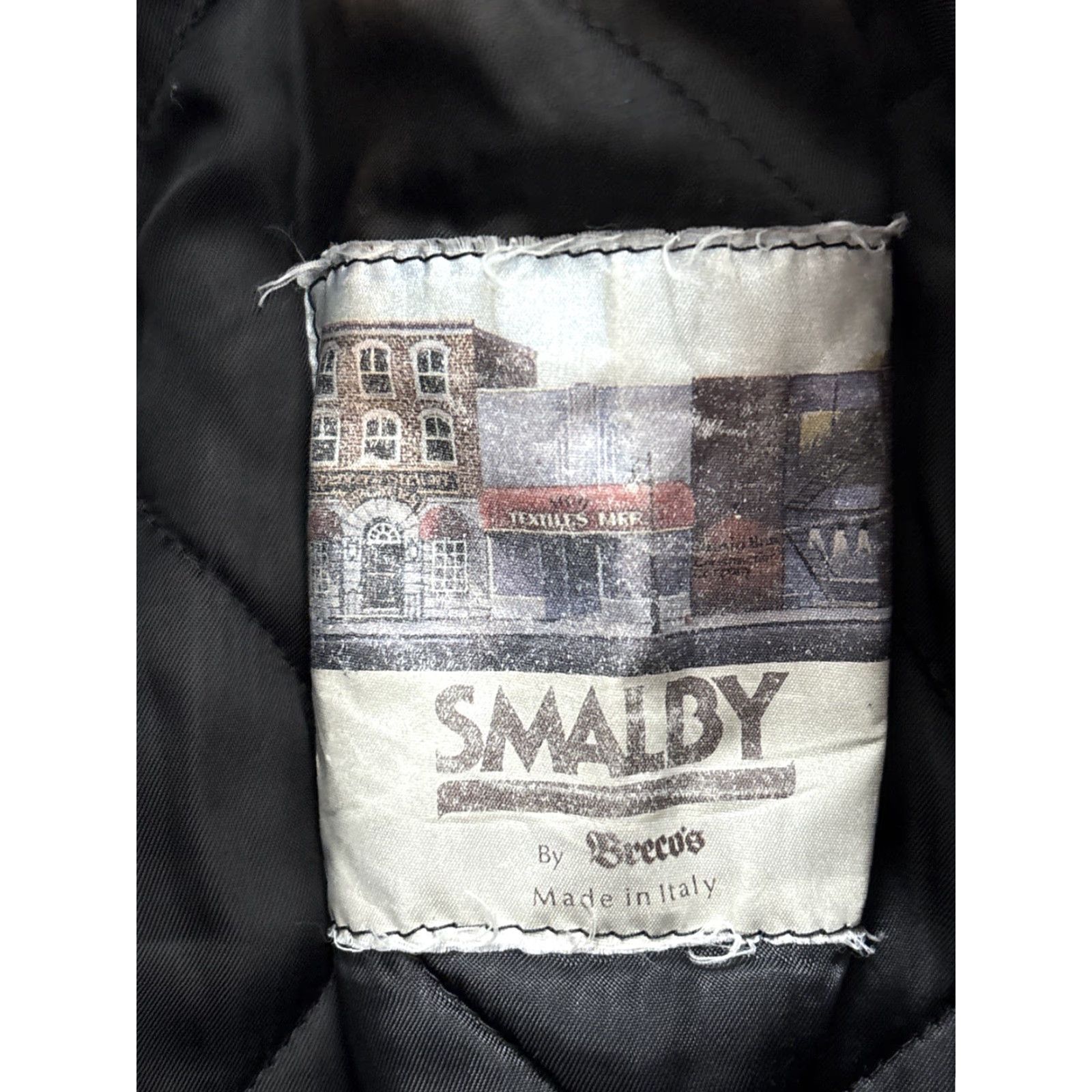 Vintage VINTAGE Bomber Jacket Mens Large Black 90s Wool Lined Faux Leather Motorcycle Italy Size US L / EU 52-54 / 3 - 4 Thumbnail