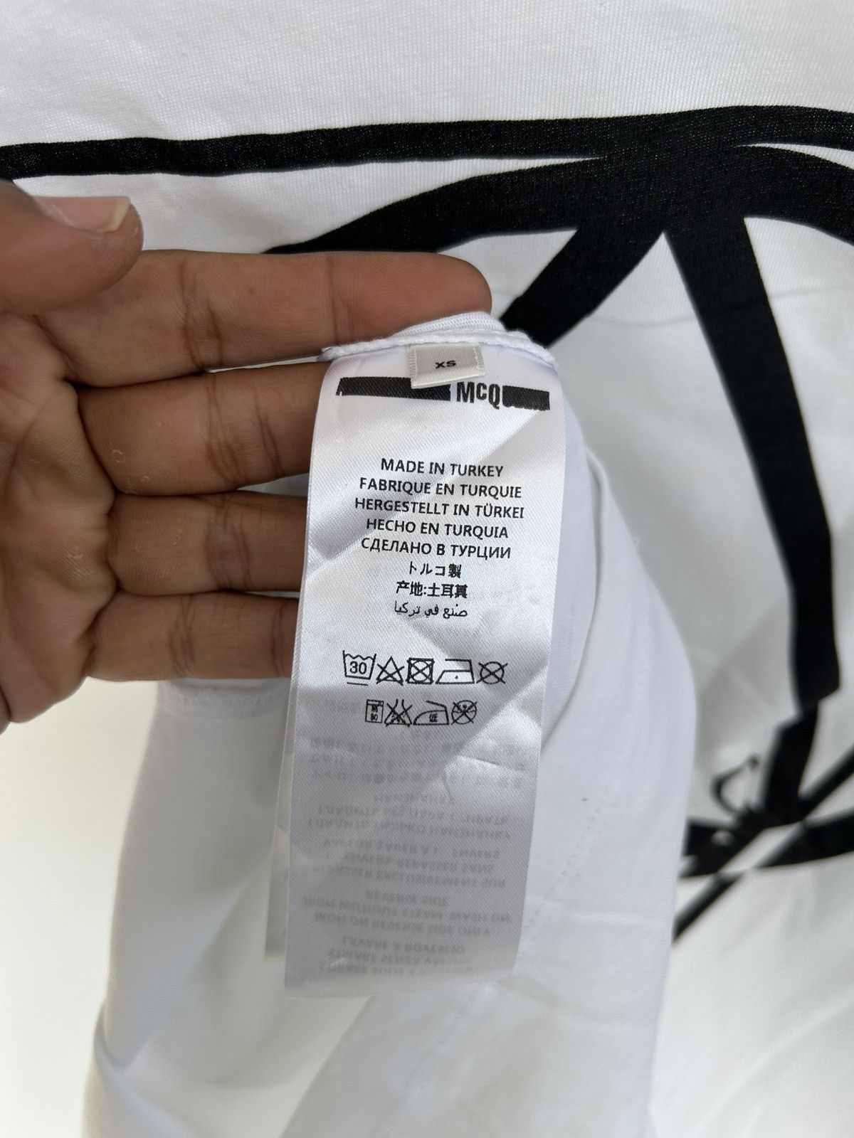 Alexander McQueen MCQ Fronthit White T Size US S / EU 44-46 / 1 - 5 Thumbnail