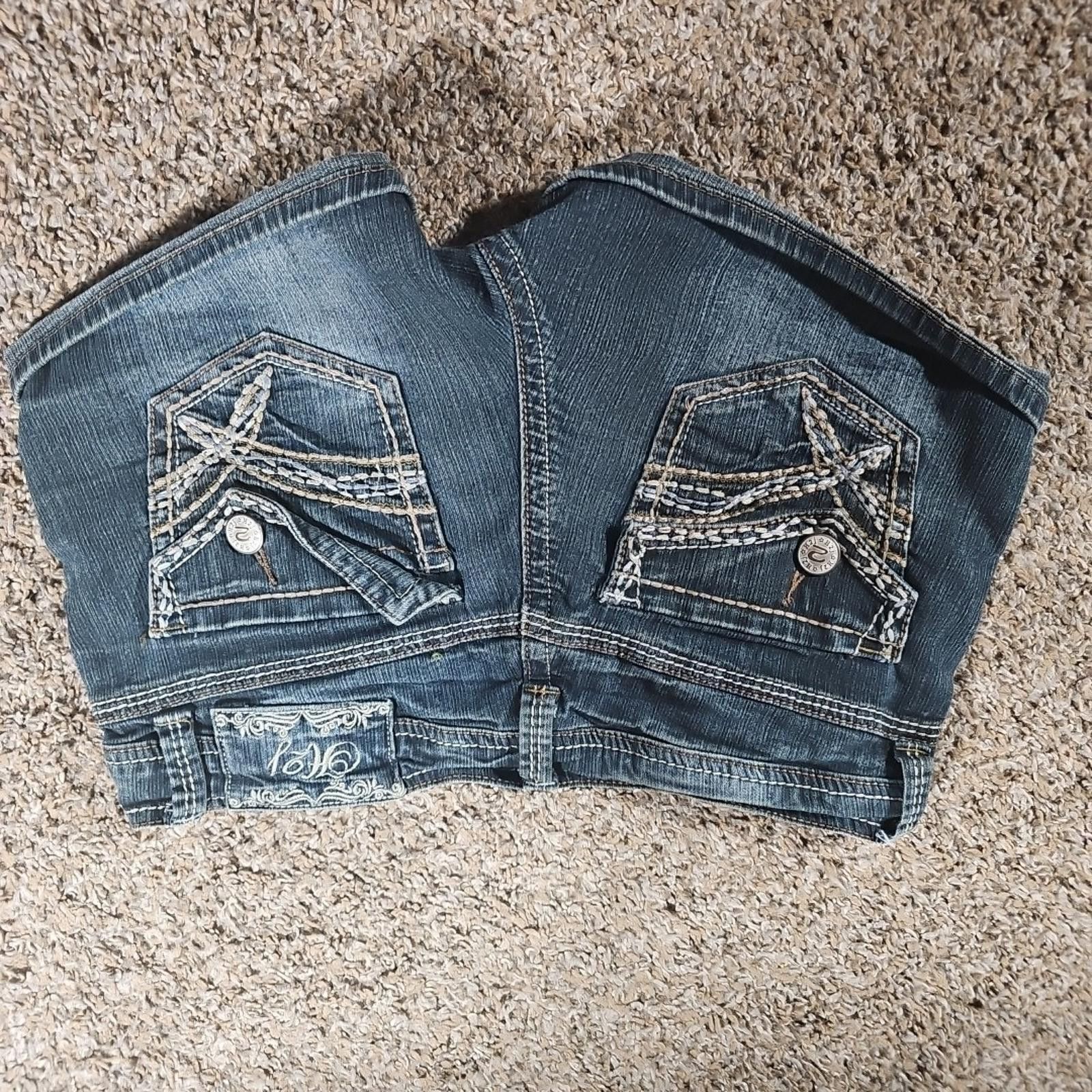 Other H2J By Hydraulic Cuffed Denim Shorts sz 5/6 Size 28" / US 6 / IT 42 - 6 Thumbnail