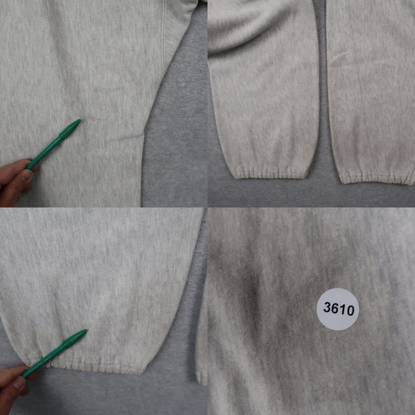 Champion VINTAGE Champion Sweatpants M Medium Drawstring USA Made Gray Gym Gusset 90s Mens Size US 31 - 11 Thumbnail