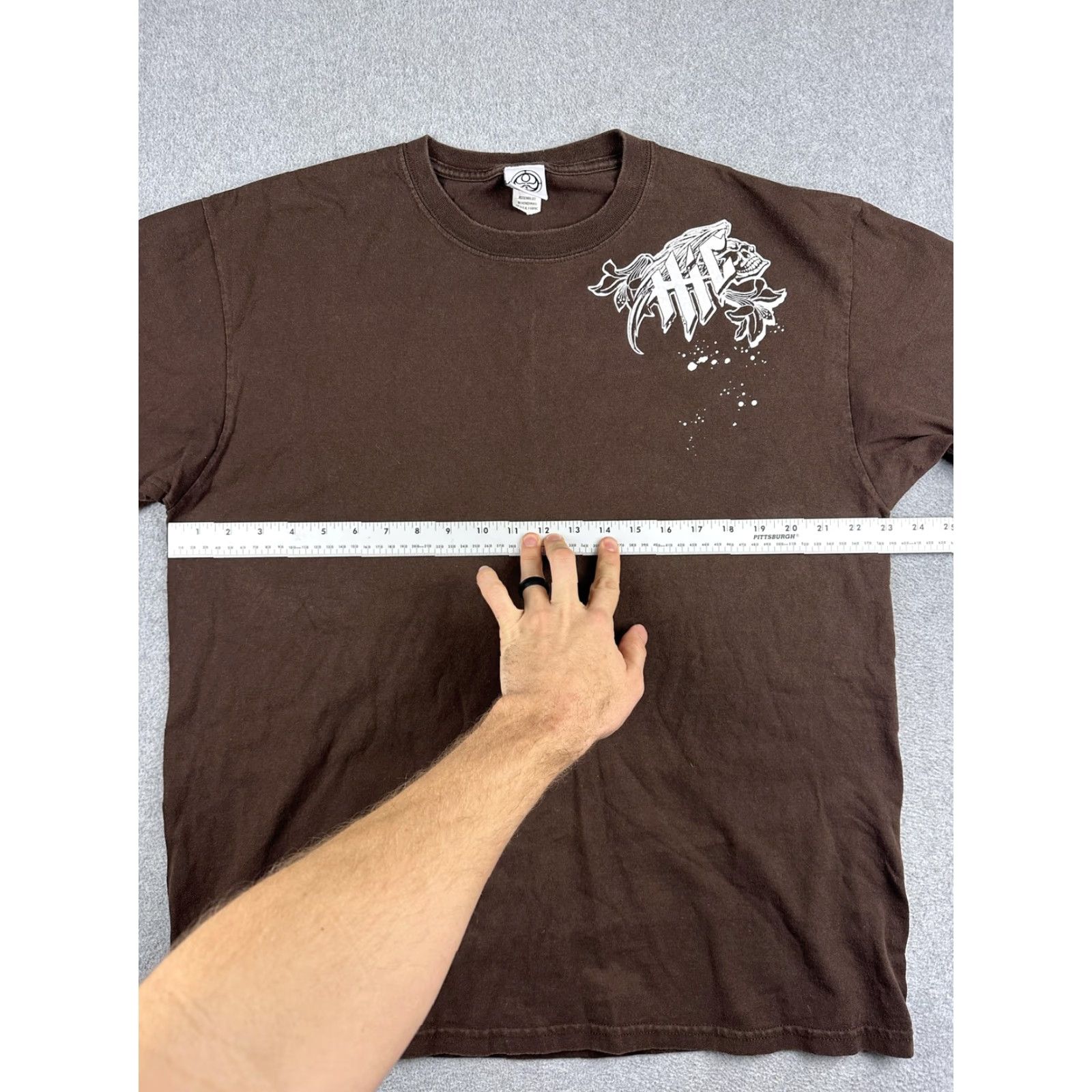 Vintage Hawaiian Island Creations Shirt Mens XL Brown Surf Beach Skull Graphic Tee Size US XL / EU 56 / 4 - 5 Thumbnail