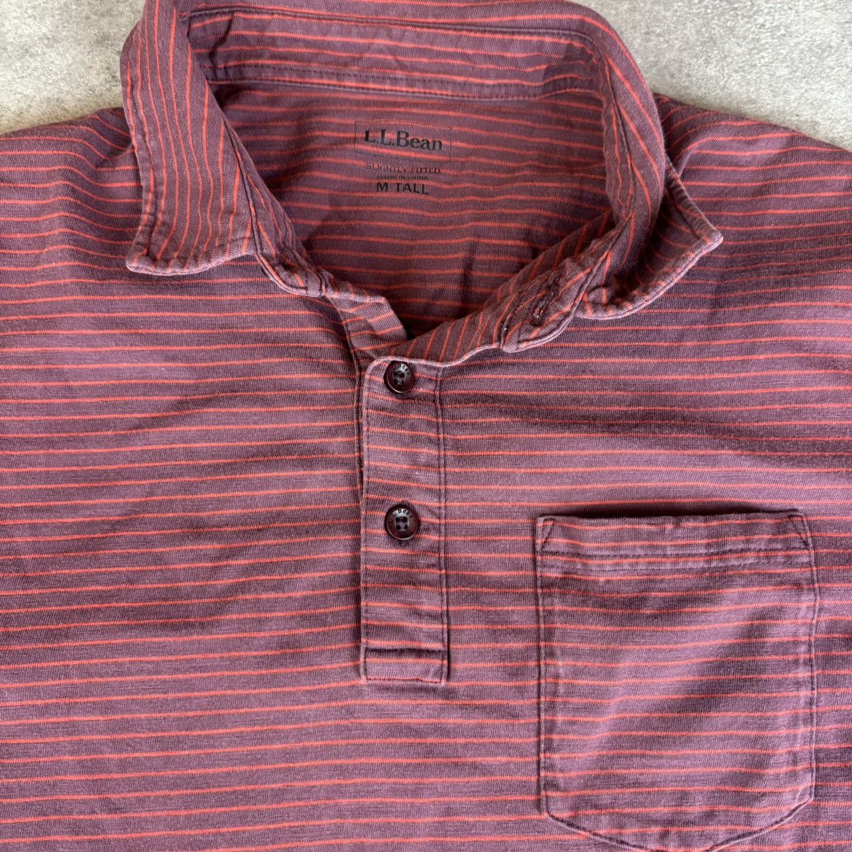 L.L. Bean Ll bean striped long sleeve polo 100% organic cotton Size US M / EU 48-50 / 2 - 5 Thumbnail