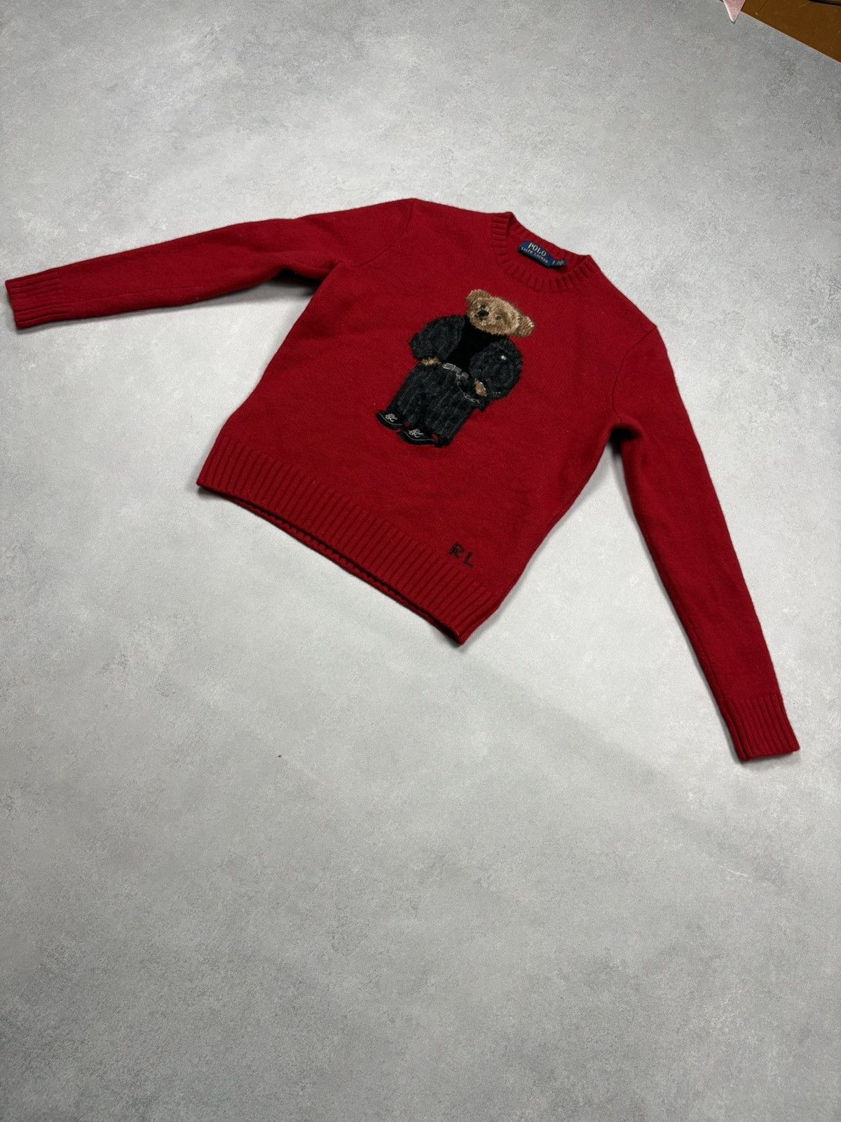 Polo Ralph Lauren Vintage Polo Ralph Lauren Bear Sweater Cashmere Wool S Size S / US 4 / IT 40 - 2 Thumbnail
