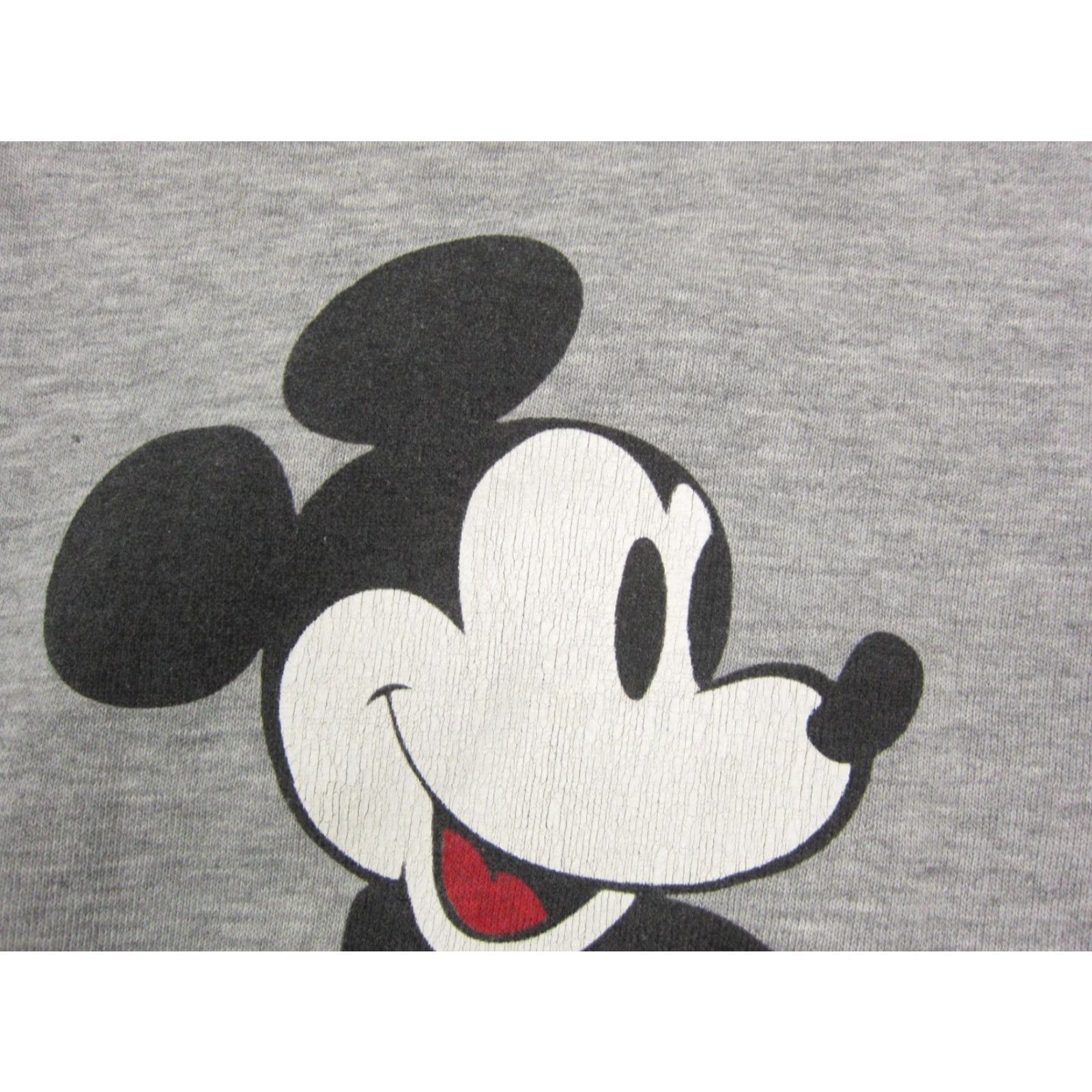 Disney VINTAGE Disney Mickey Mouse Sweatshirt Mens L Gray 90s Cotton Polyester Fleece Crew Neck Logo Pullover Sweatshirt Size US L / EU 52-54 / 3 - 3 Thumbnail