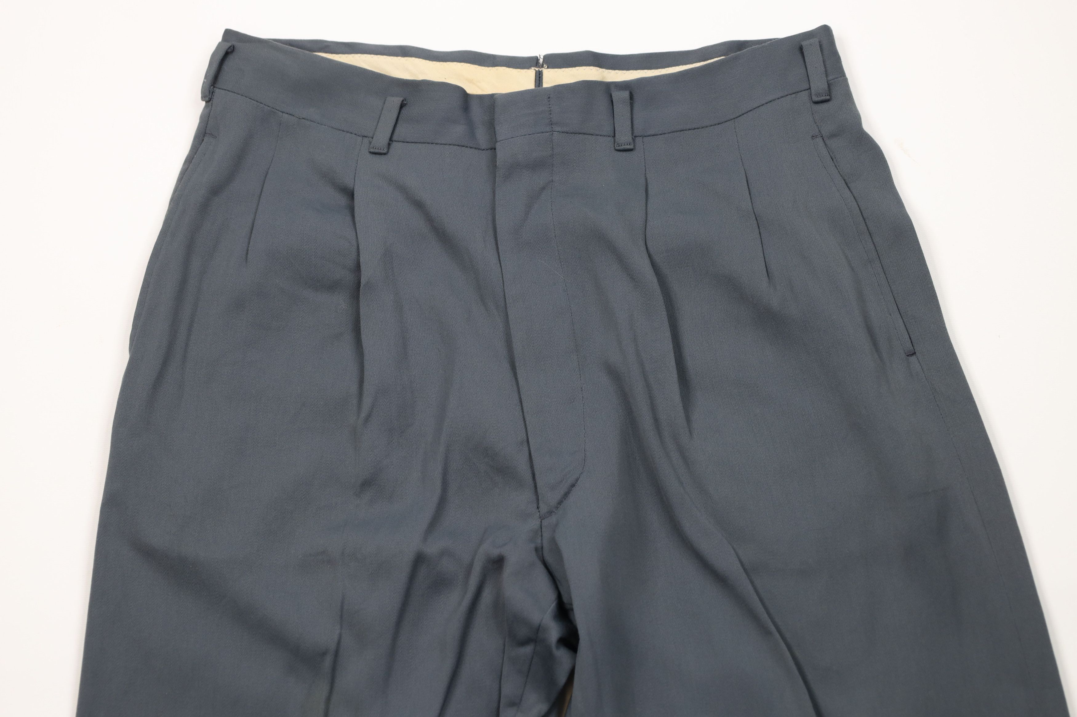 Vintage Vintage 50s Streetwear Gabardine Wide Leg Chino Pants USA Size US 32 / EU 48 - 2 Thumbnail