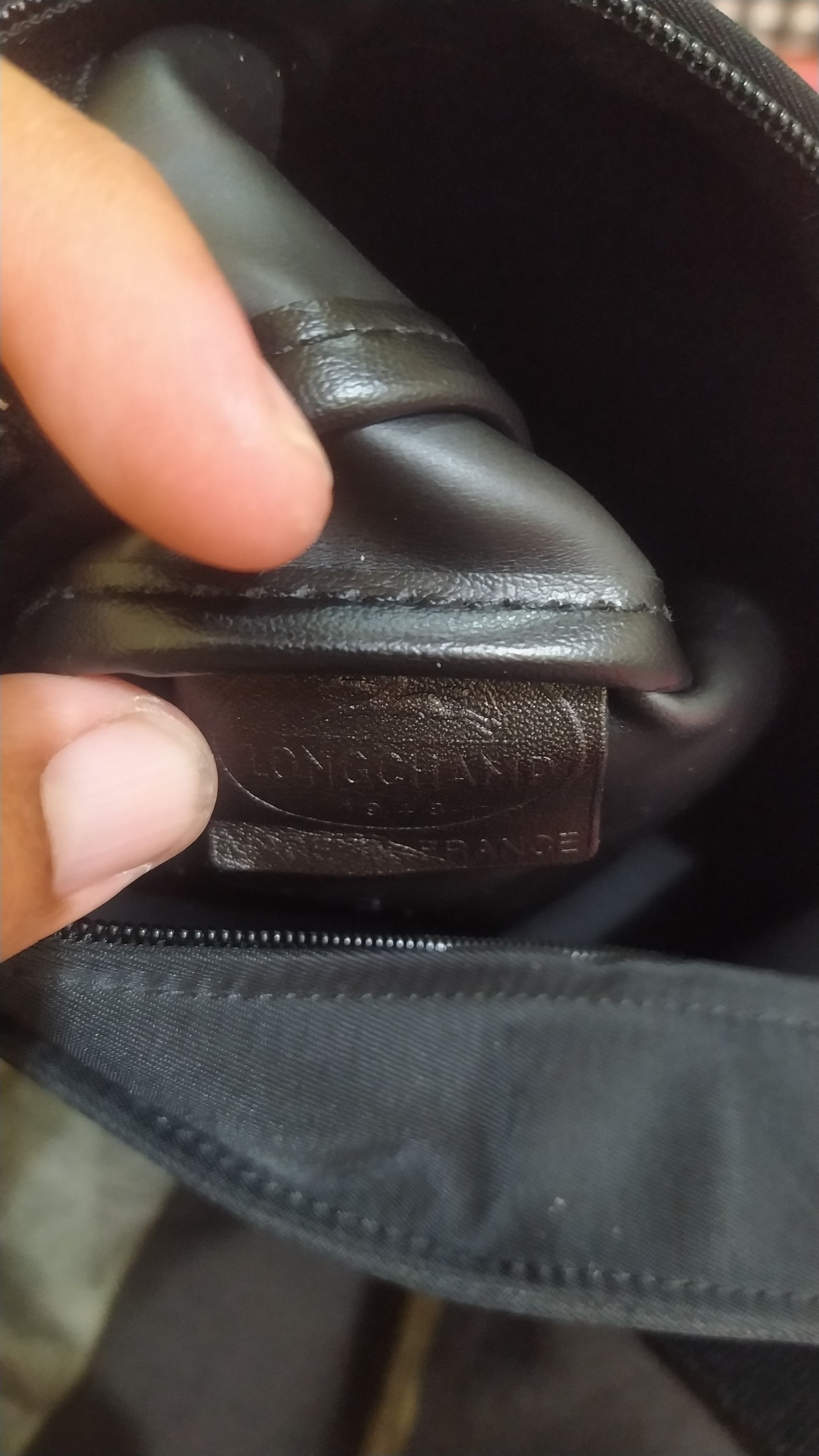 Longchamp Longchamp Black Nylon Crossbody Messenger Bag Size ONE SIZE - 9 Thumbnail