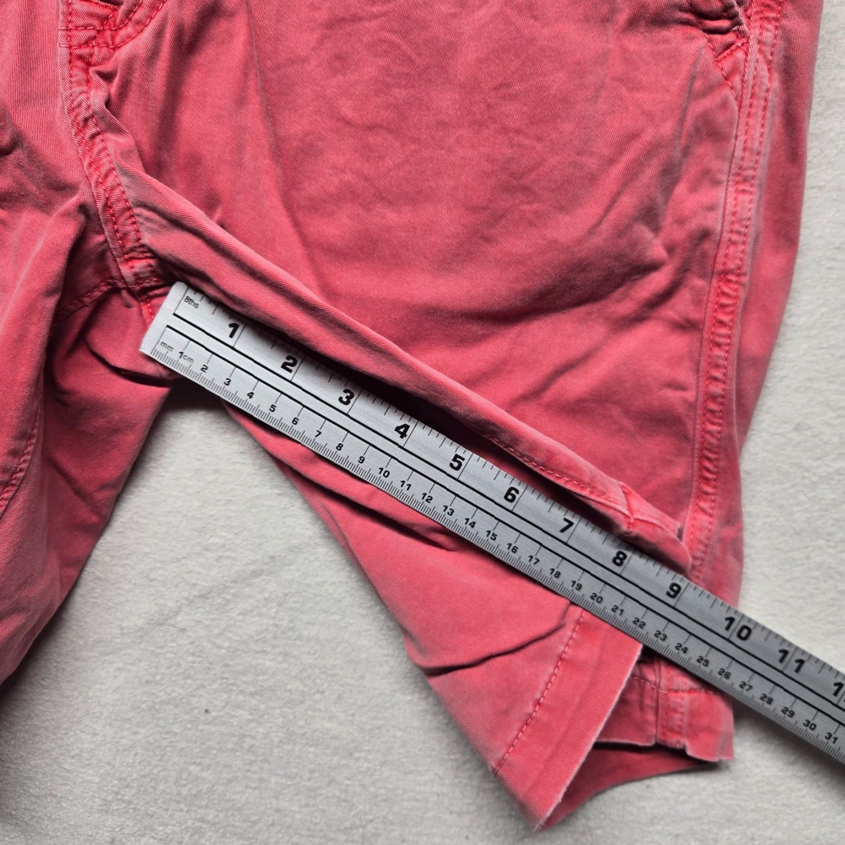 American Eagle Outfitters VINTAGE? No; American Eagle Outfitters Chino Shorts Mens 32 Slim Pink 32 Cotton Blend Flat Front Stretch Logo Zipper Belt Loops Casual Travel Men Size US 32 / EU 48 - 7 Thumbnail